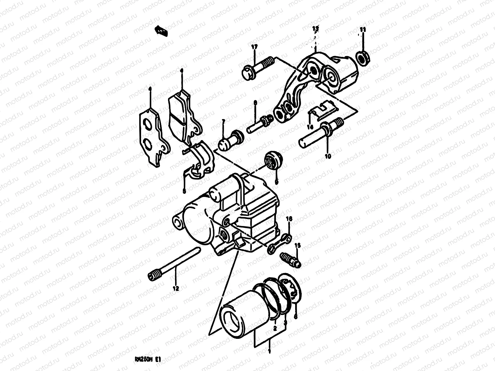 40 - FRONT CALIPER (MODEL G)