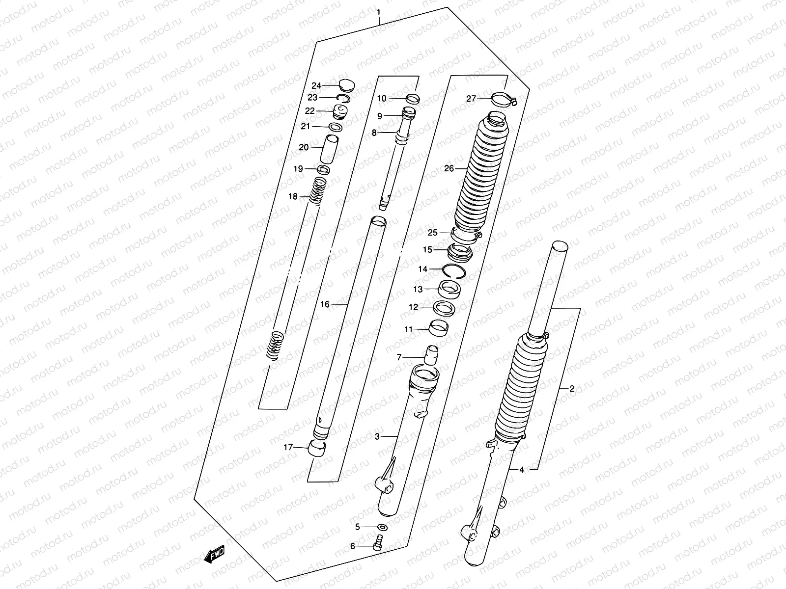 40 - FRONT DAMPER