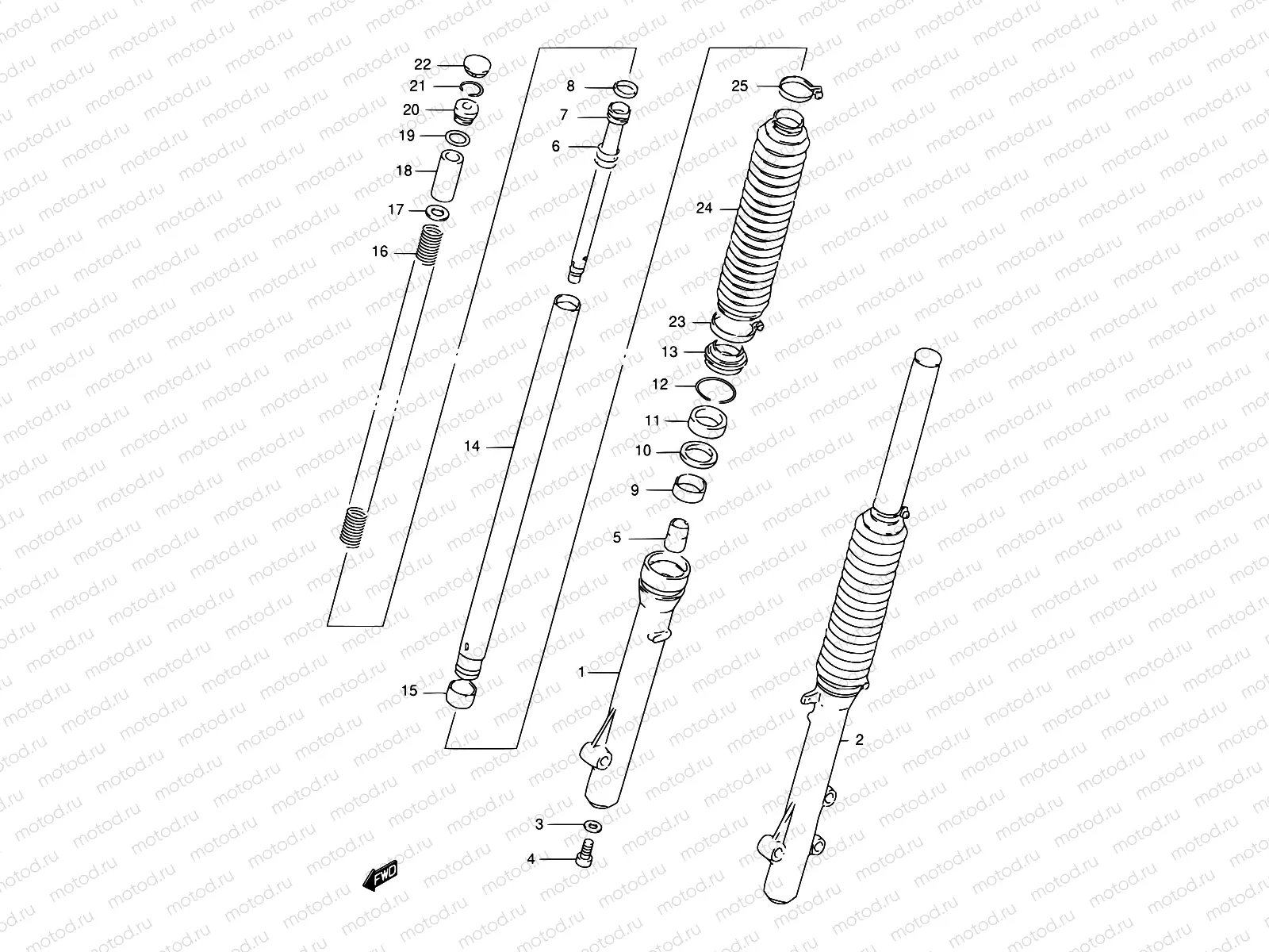 40 - FRONT DAMPER