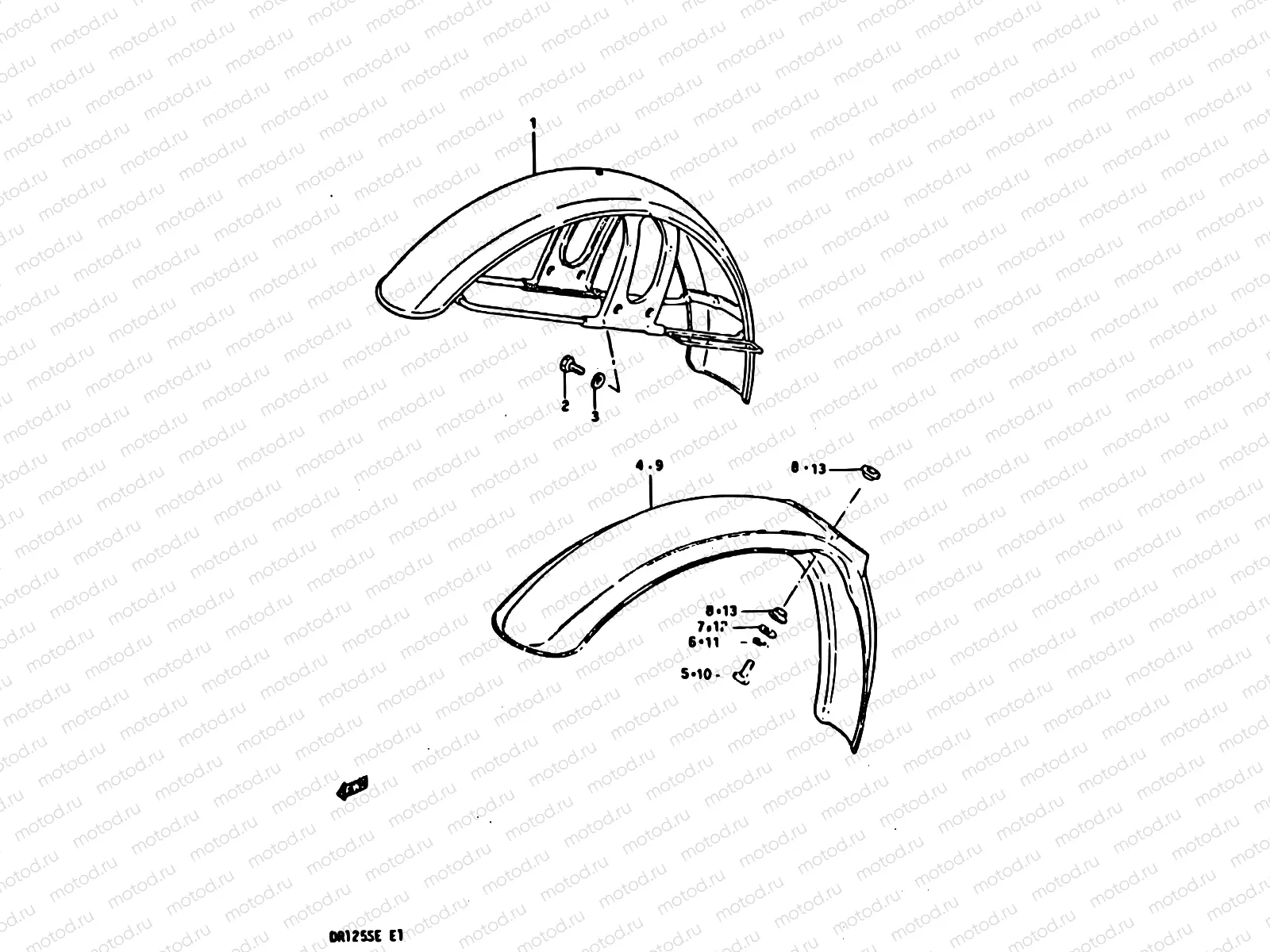 40 - FRONT FENDER