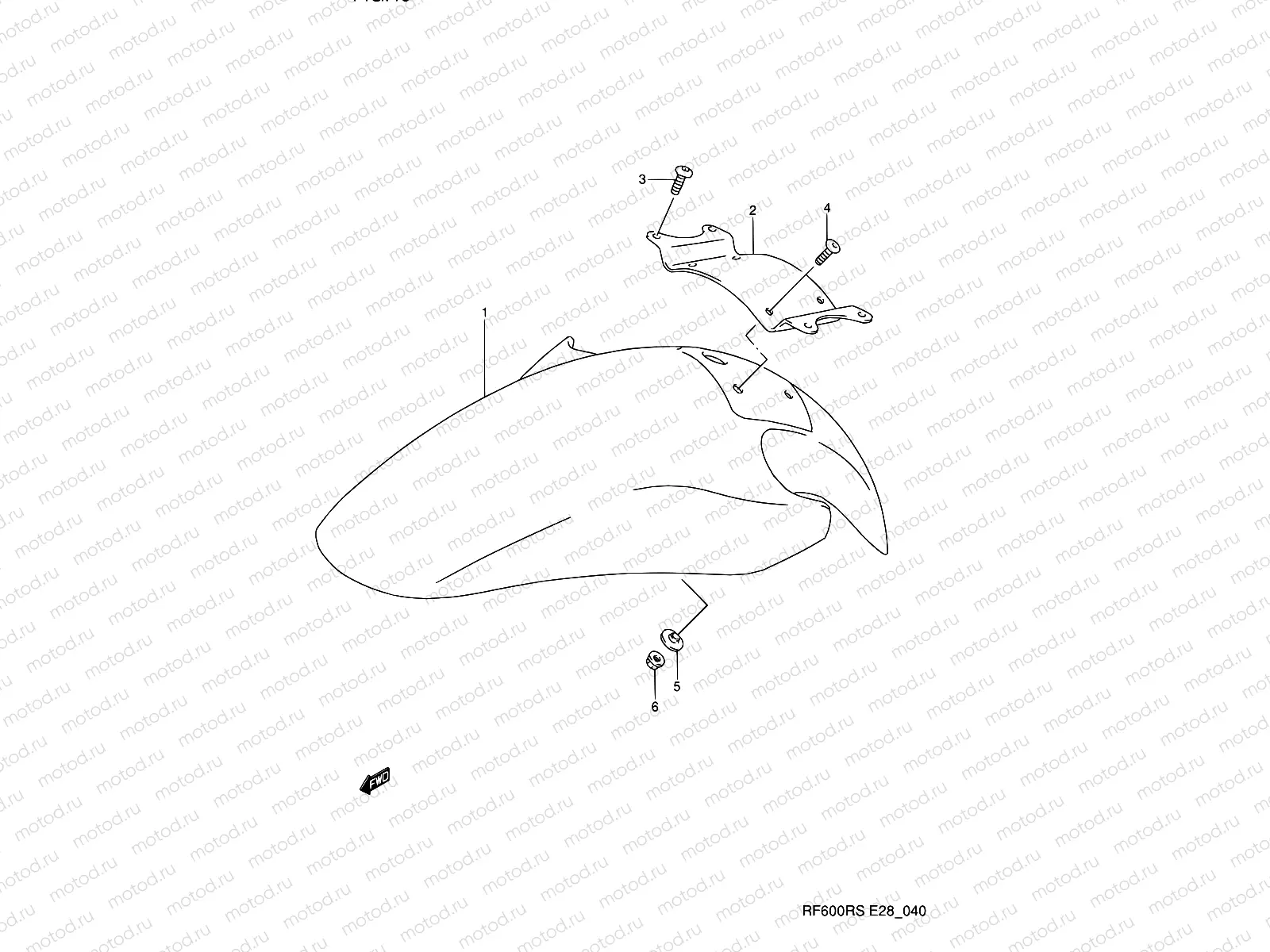 40 - FRONT FENDER