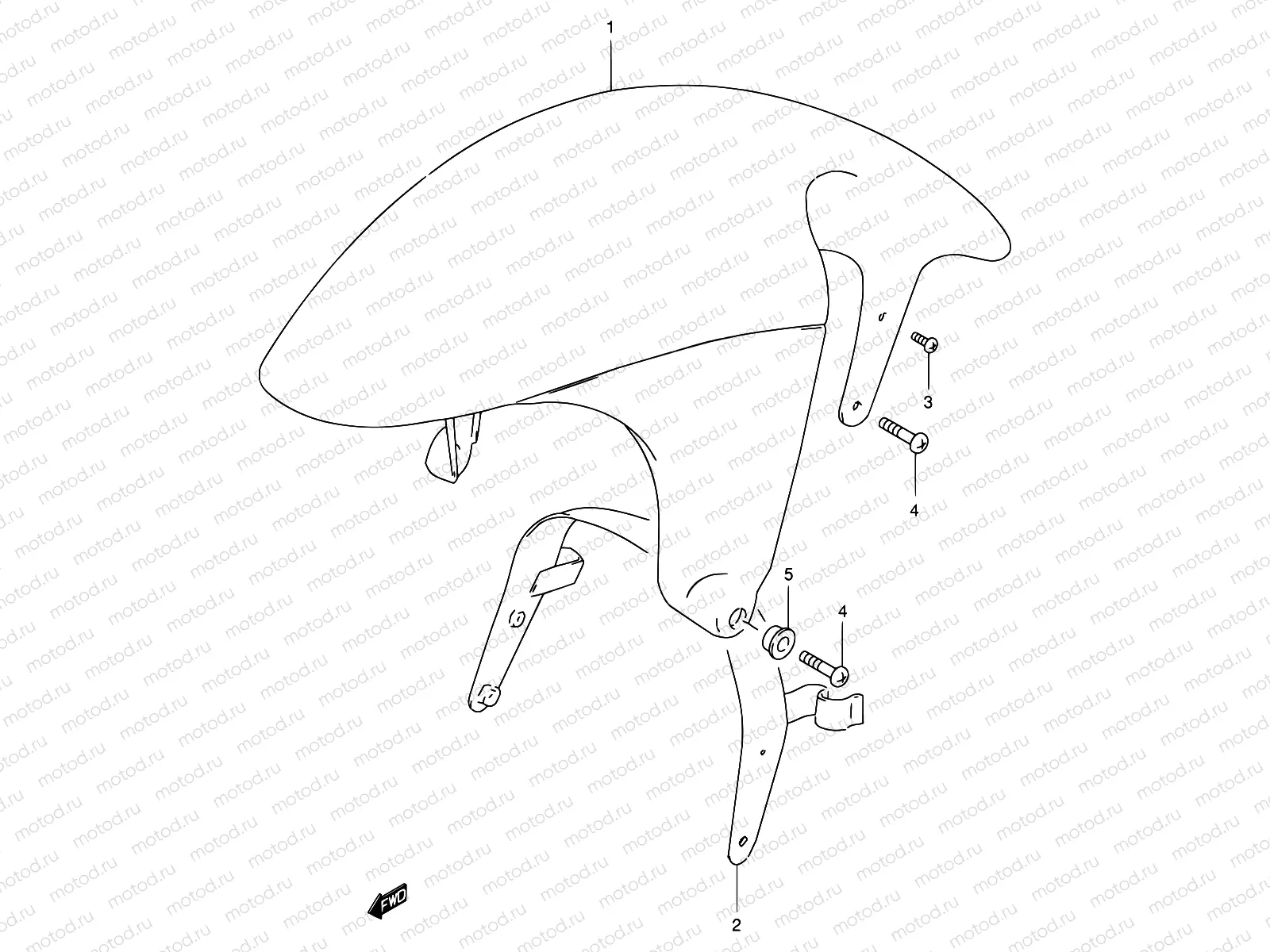 40 - FRONT FENDER