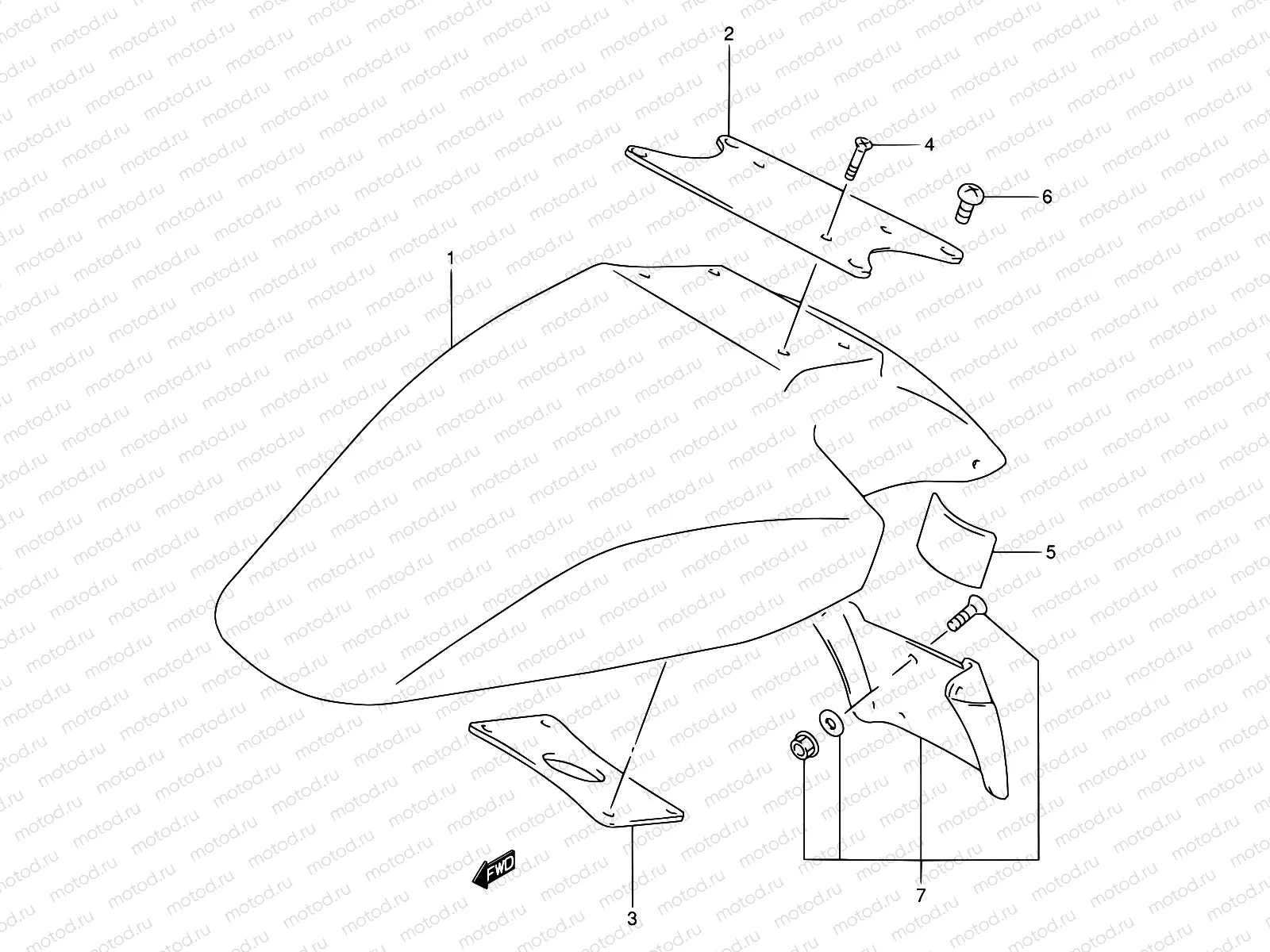 40 - FRONT FENDER