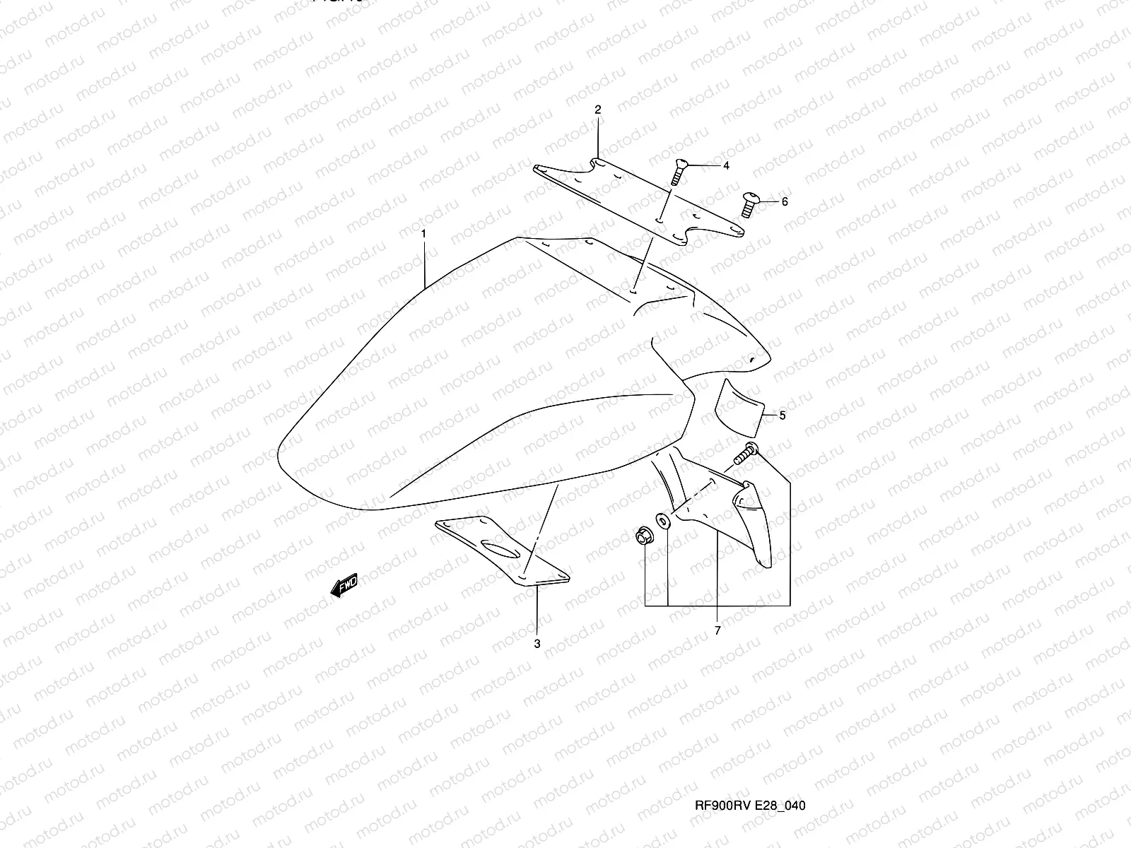 40 - FRONT FENDER