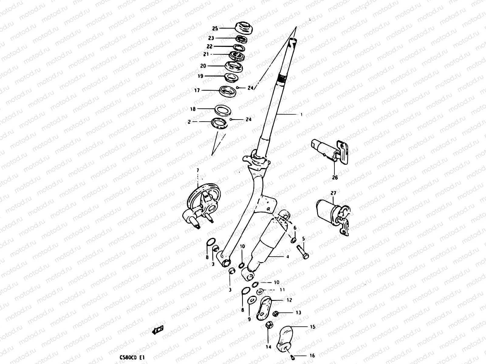 40 - FRONT FORK