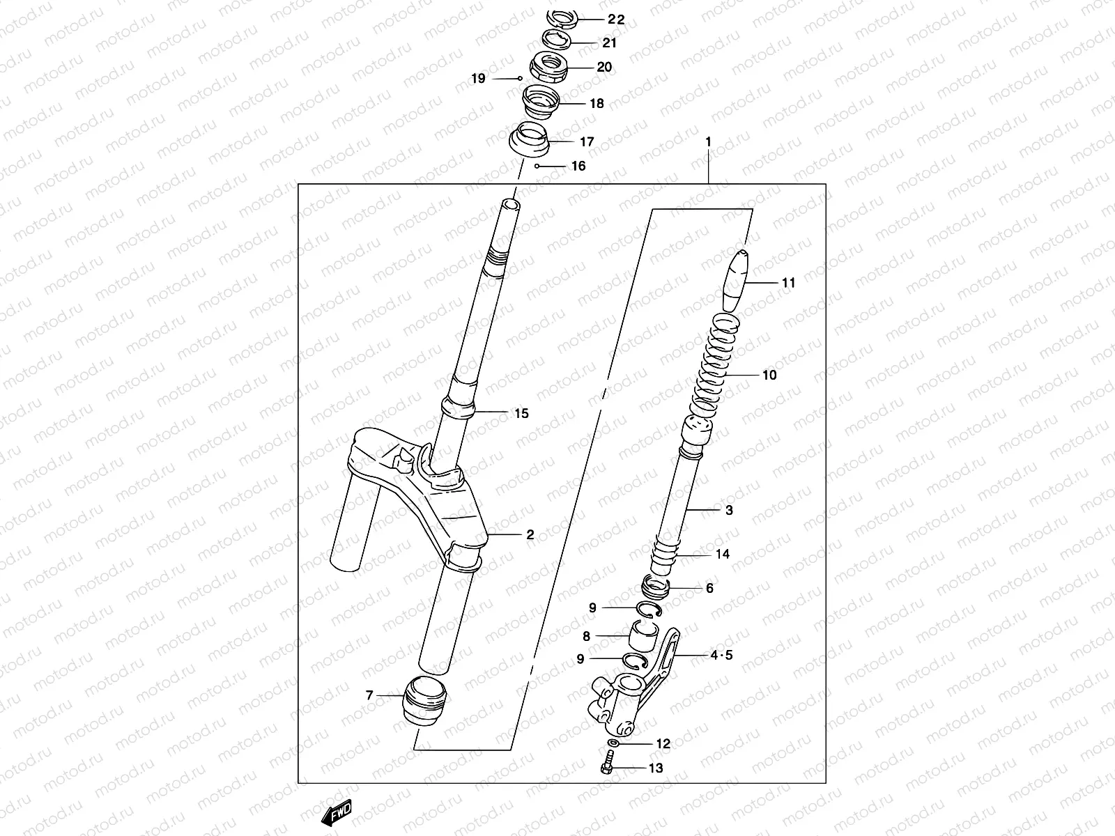40 - FRONT FORK