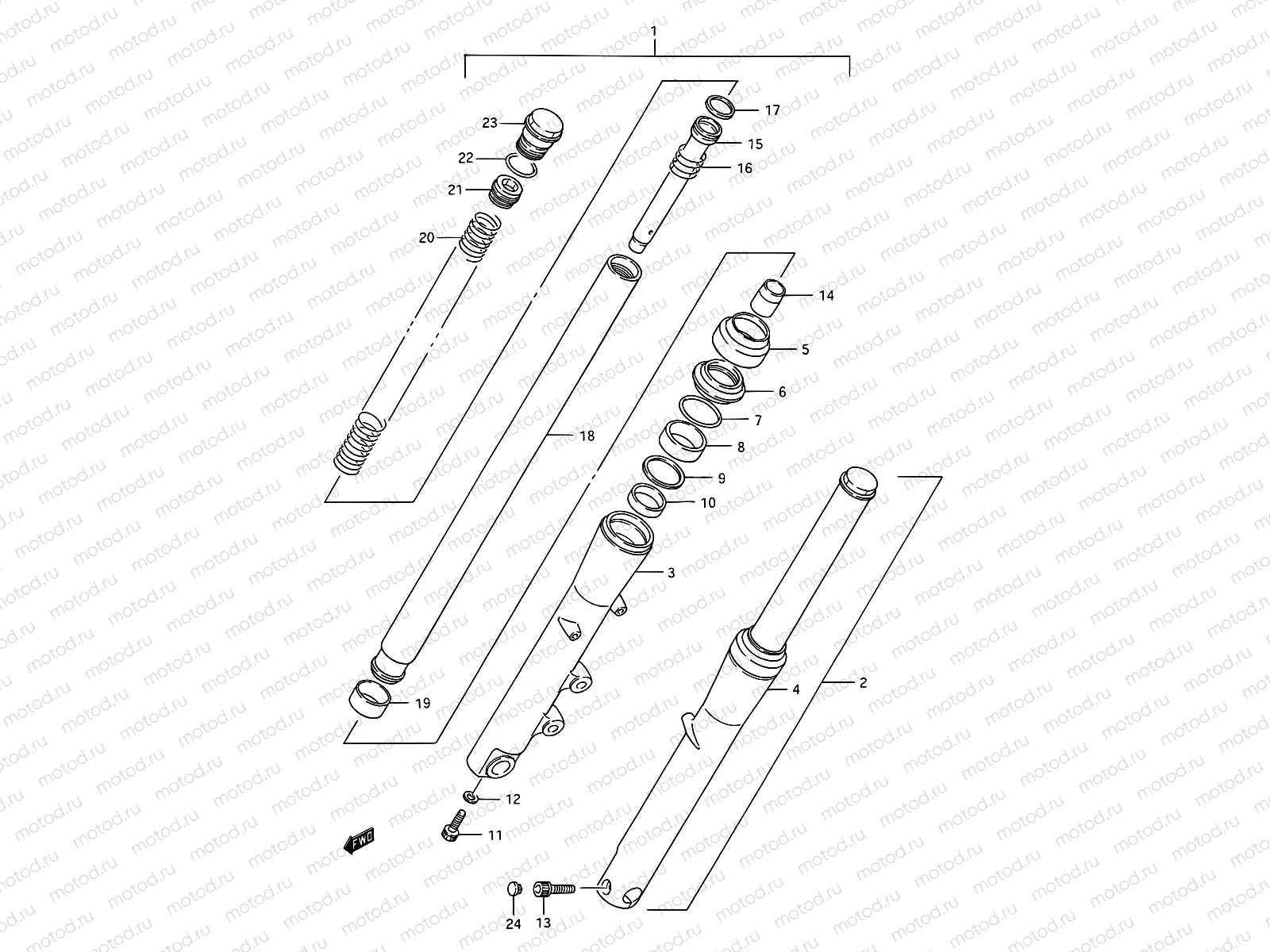 40 - FRONT FORK