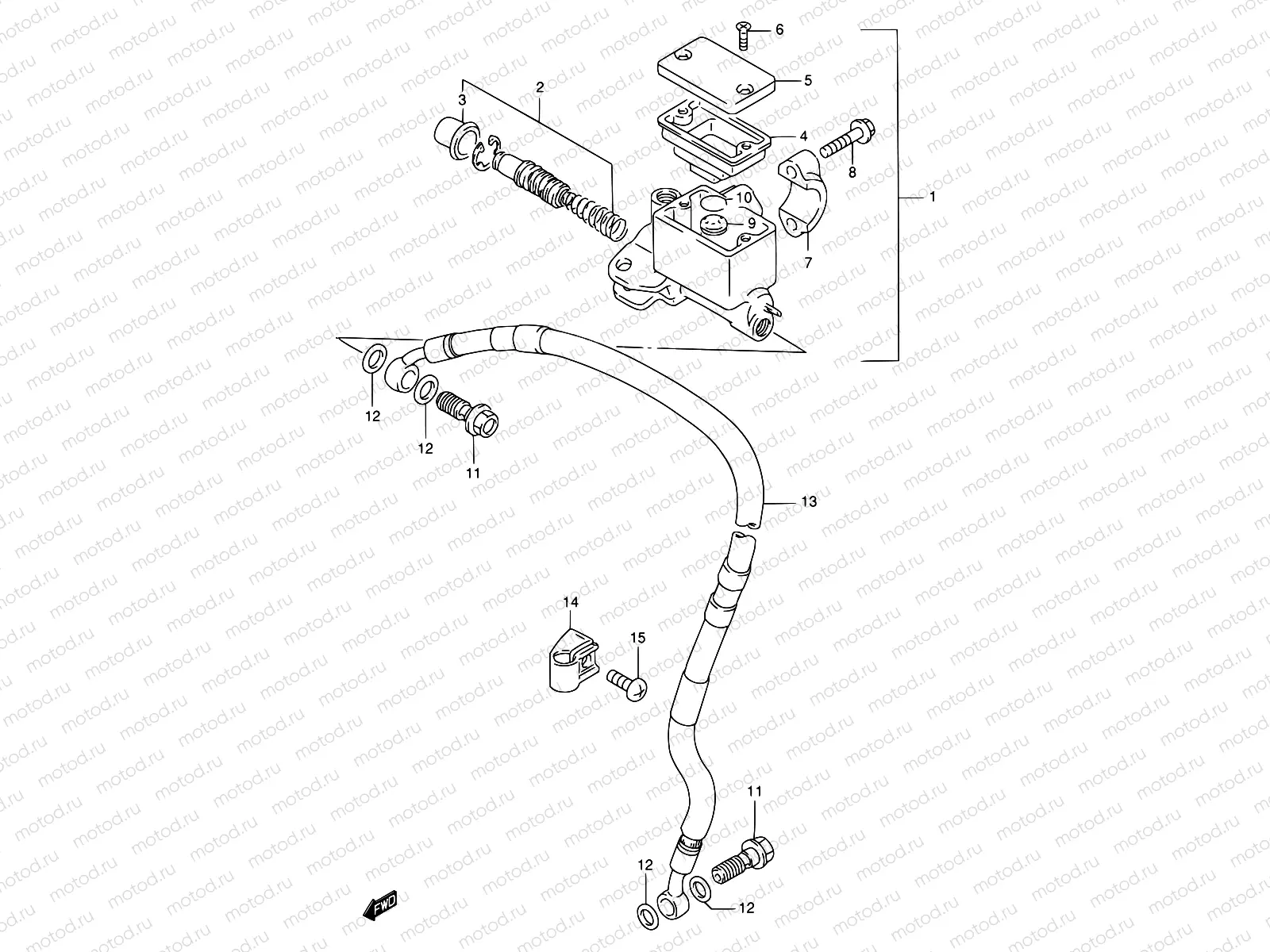 40 - FRONT MASTER CYLINDER