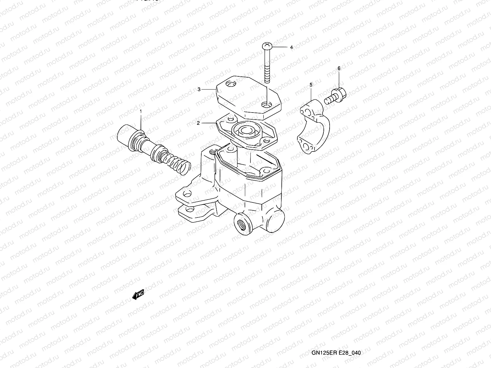 40 - FRONT MASTER CYLINDER