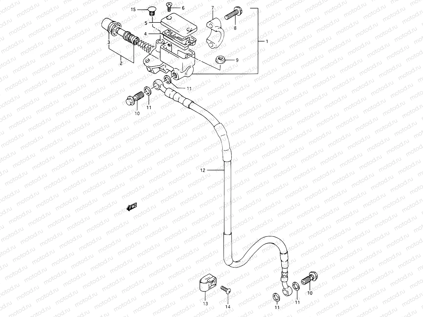 40 - FRONT MASTER CYLINDER