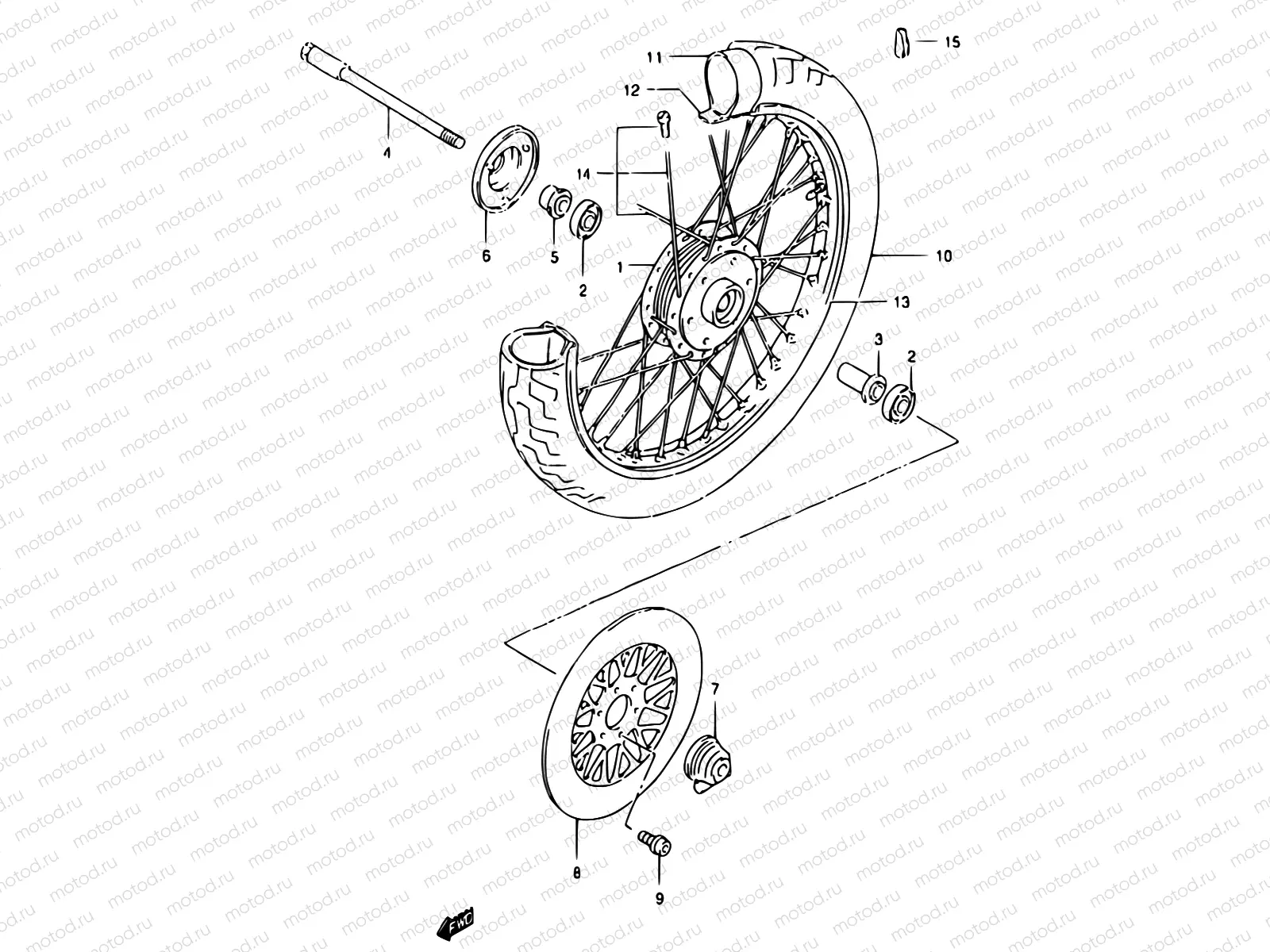 40 - FRONT WHEEL