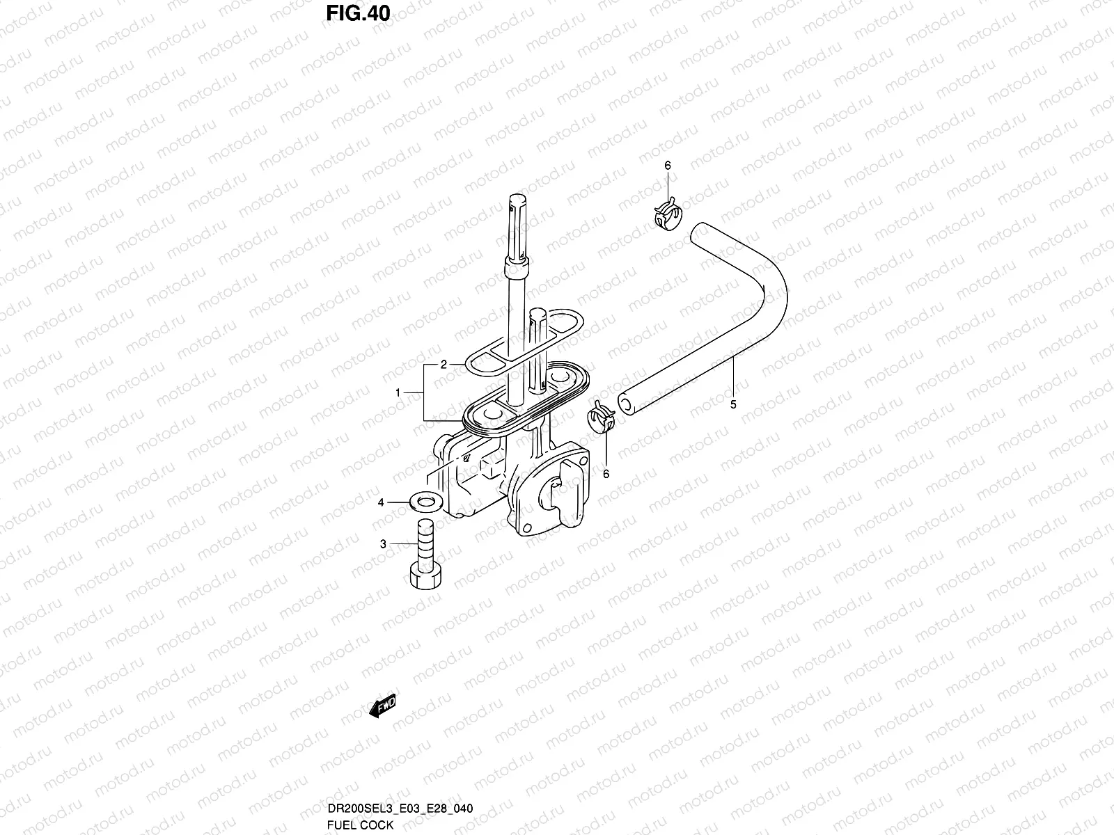 40 - FUEL COCK (DR200SEL3 E03)