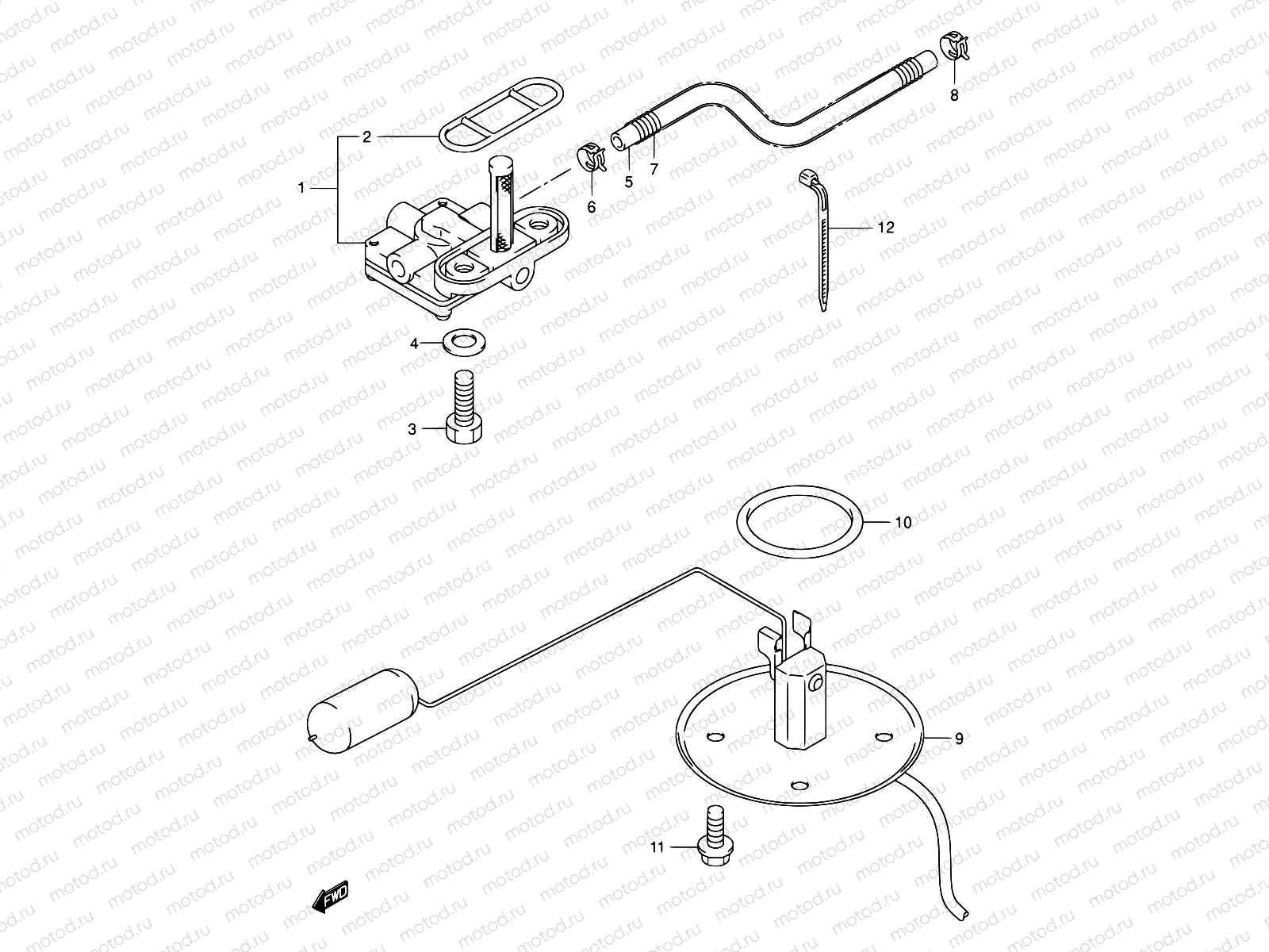 40 - FUEL COCK (MODEL K1/K2/K3/K4)