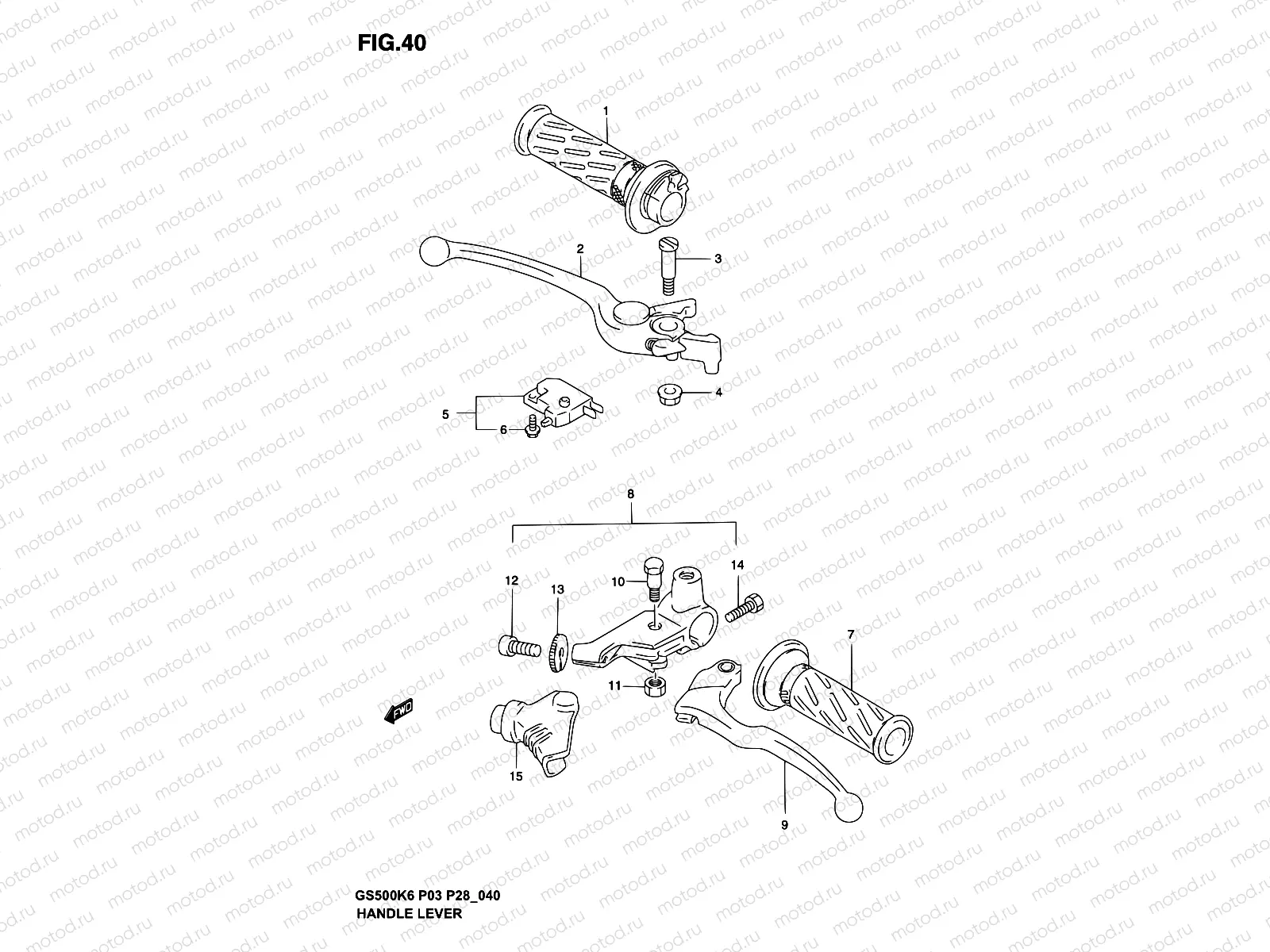 40 - HANDLE LEVER