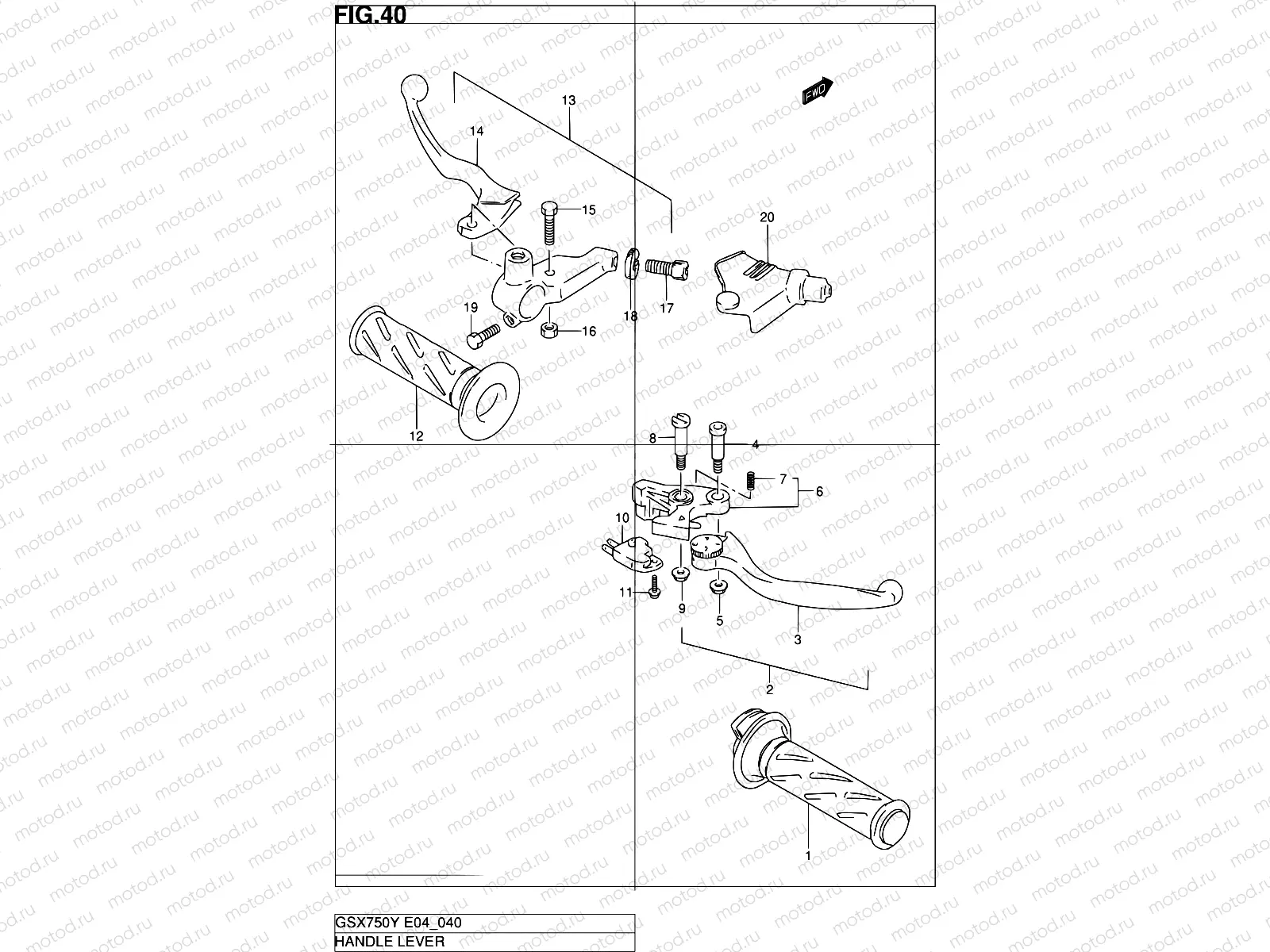 40 - HANDLE LEVER