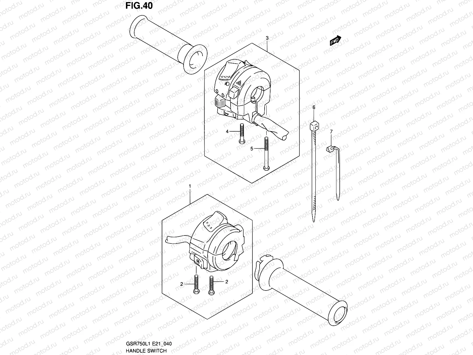 40 - HANDLE SWITCH