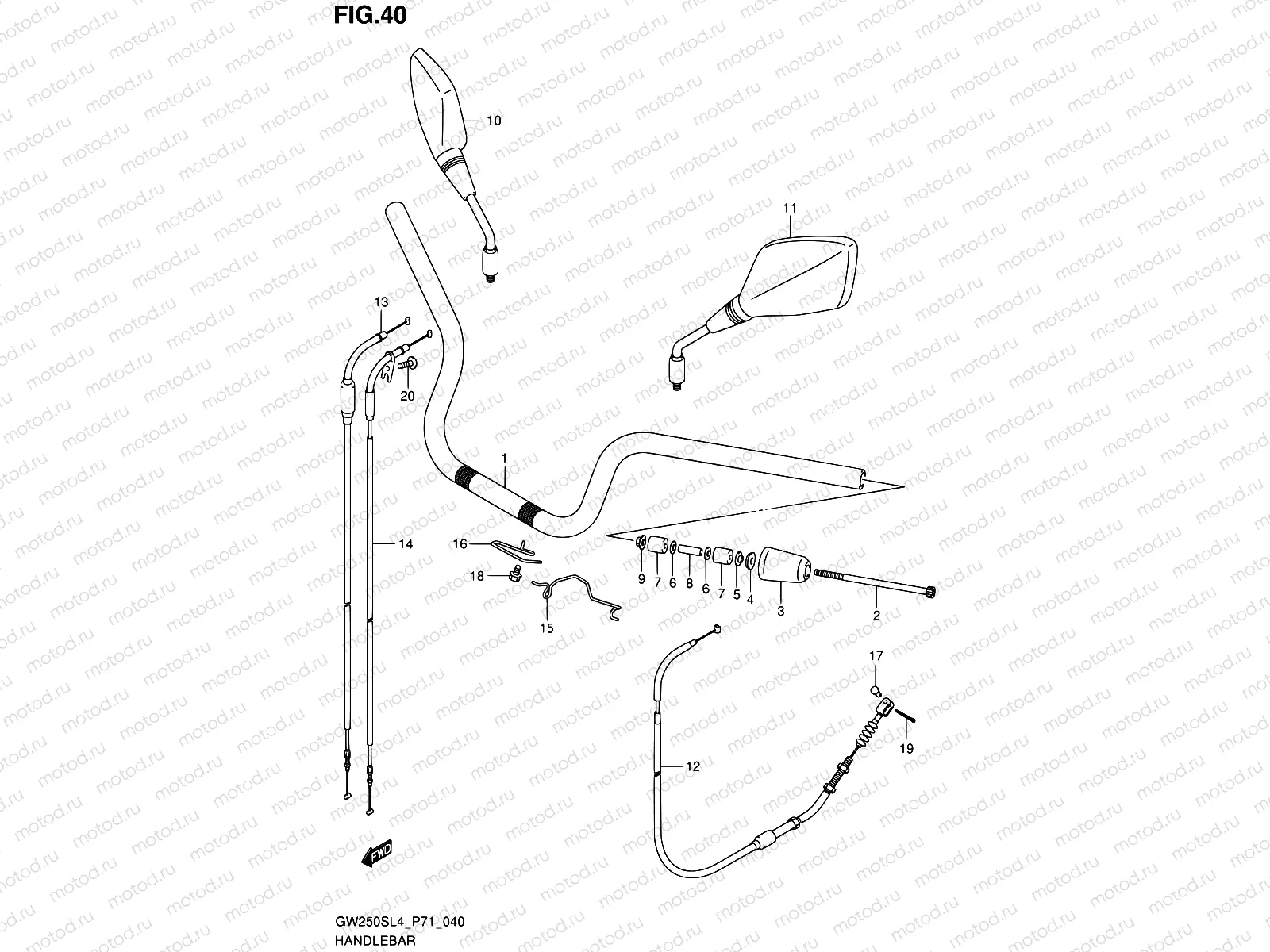 40 - HANDLEBAR