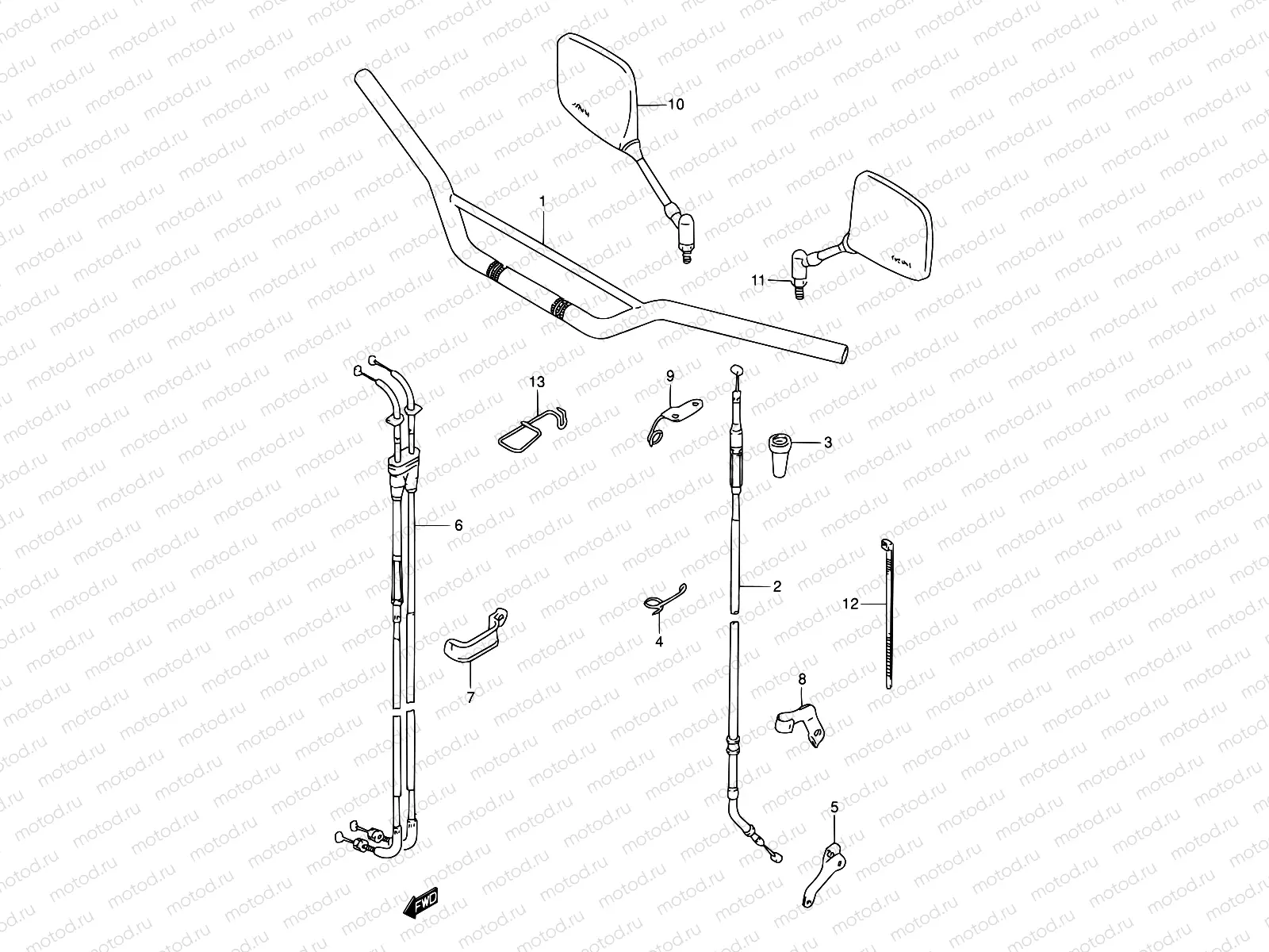 40 - HANDLEBAR