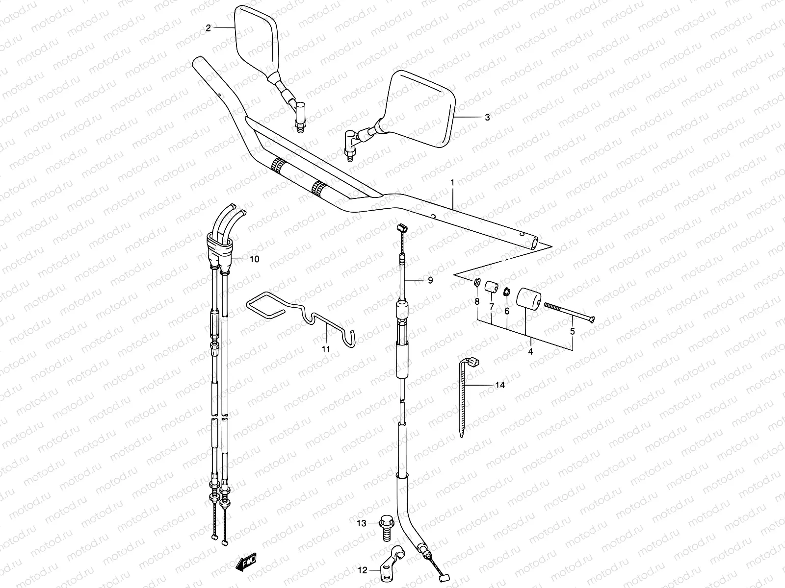 40 - HANDLEBAR