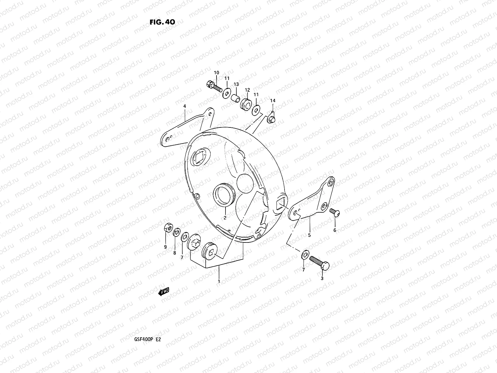 40 - HEADLAMP HOUSING