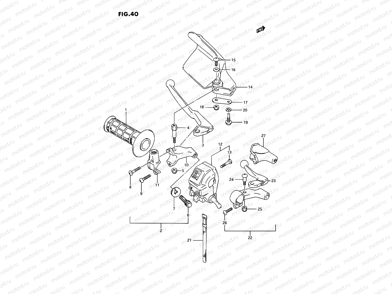 40 - LEFT HANDLE SWITCH