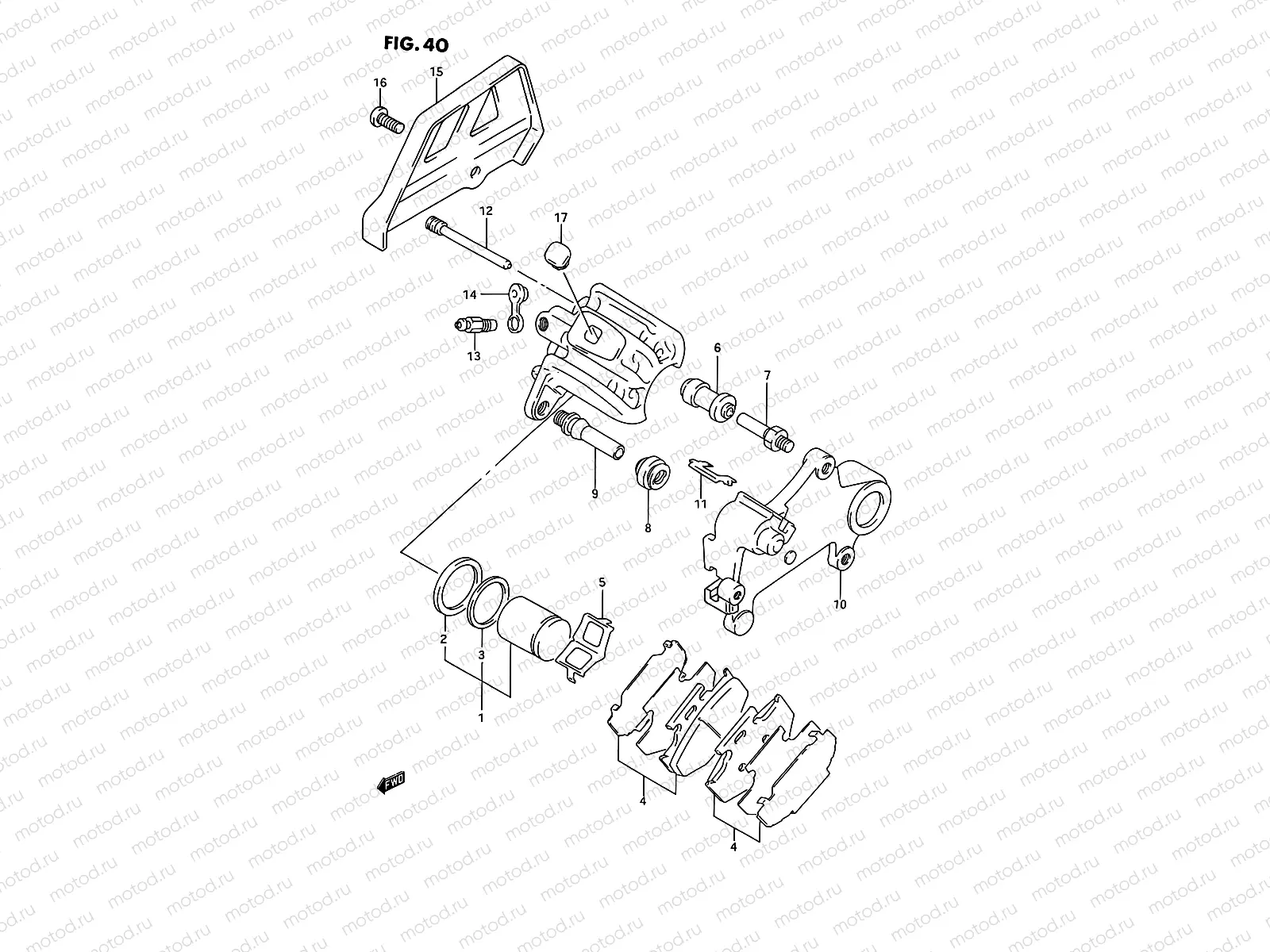 40 - REAR CALIPER