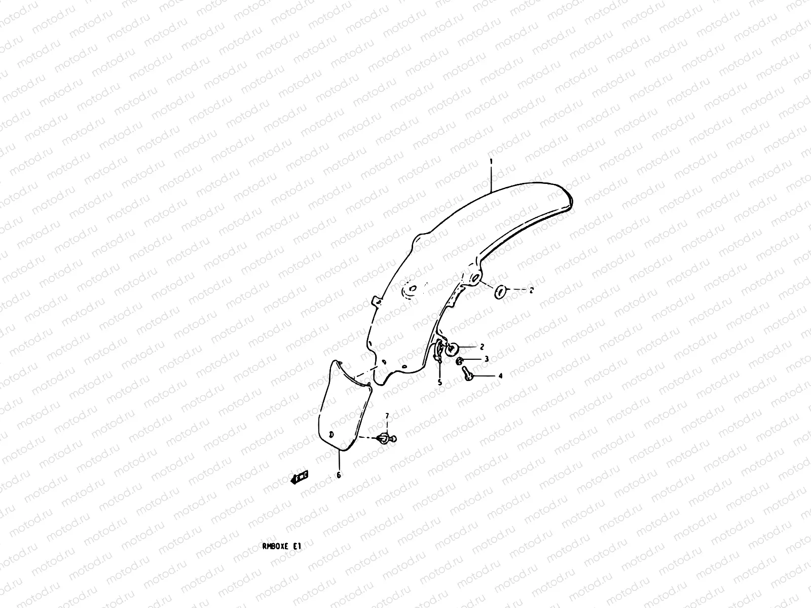 40 - REAR FENDER