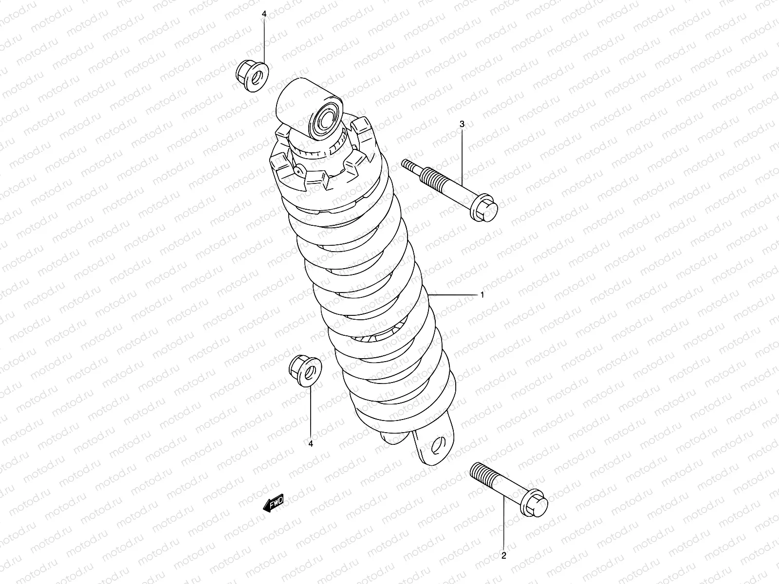 40 - REAR SHOCK ABSORBER