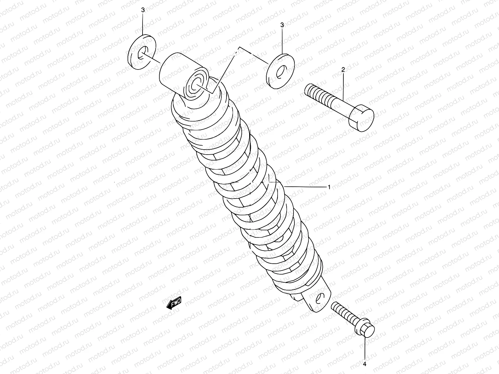 40 - REAR SHOCK ABSORBER
