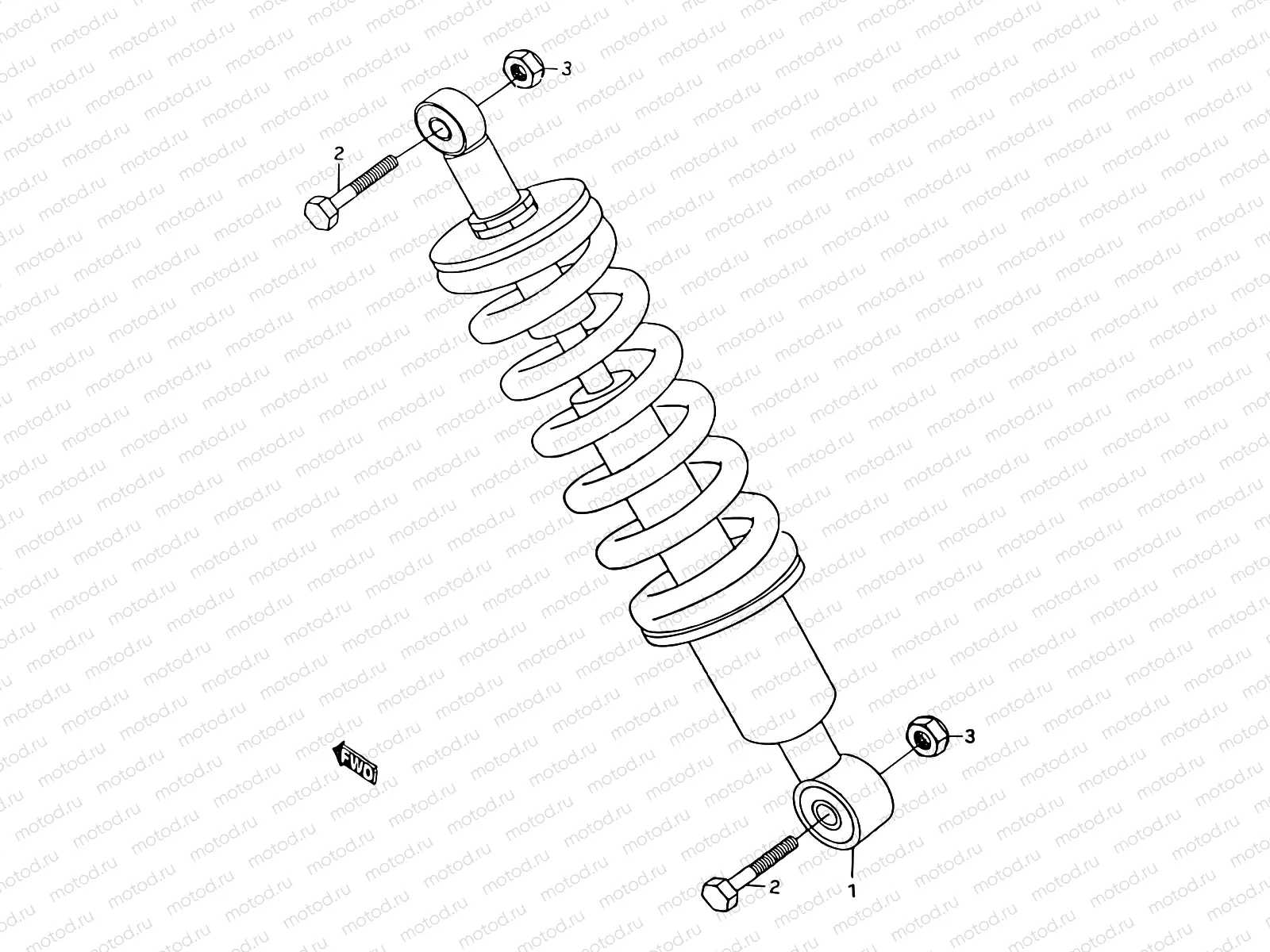 40 - REAR SHOCK ABSORBER