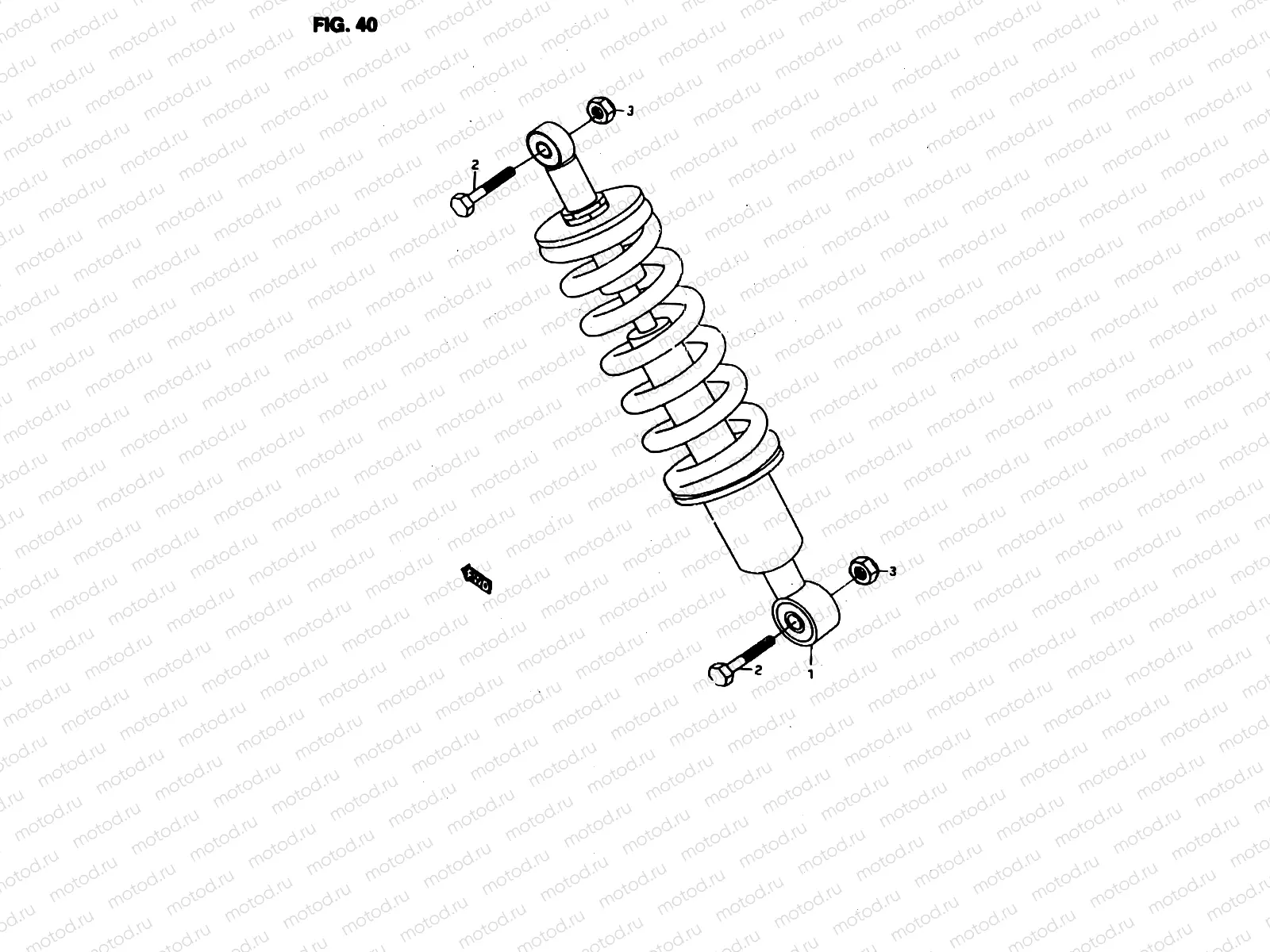 40 - REAR SHOCK ABSORBER