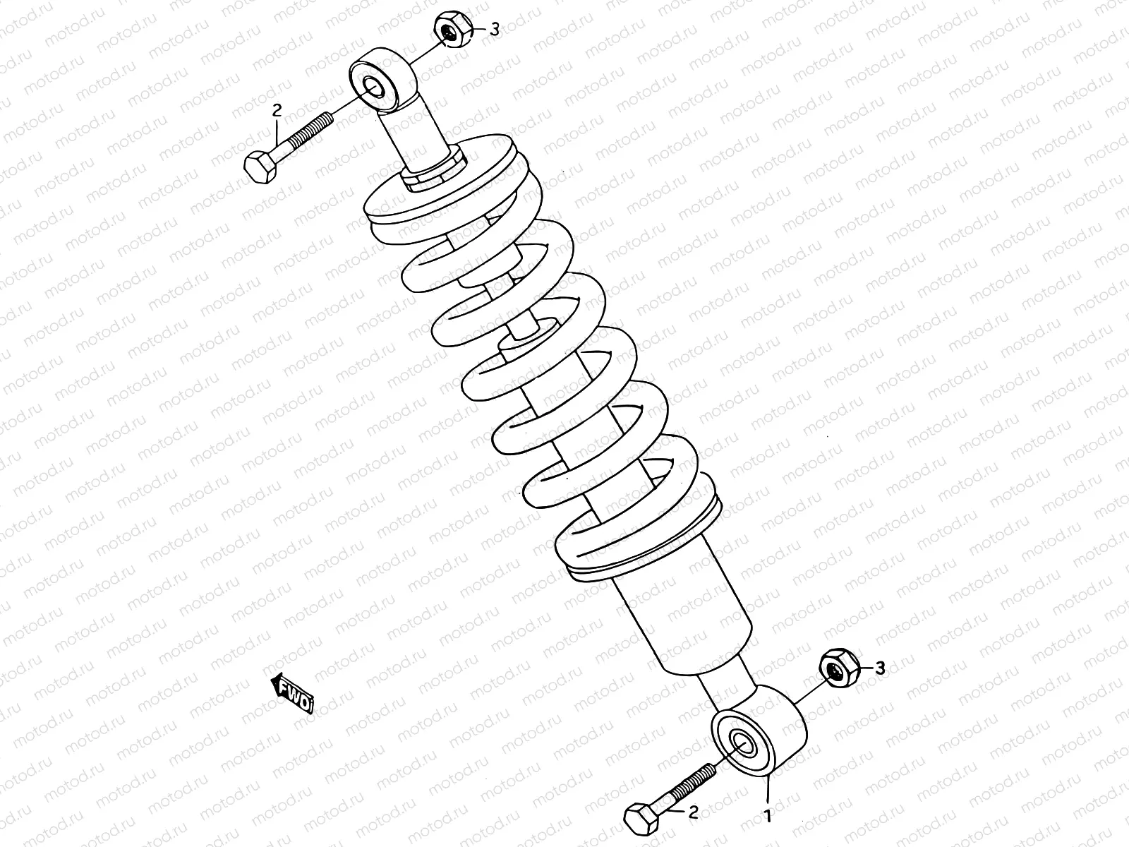 40 - REAR SHOCK ABSORBER