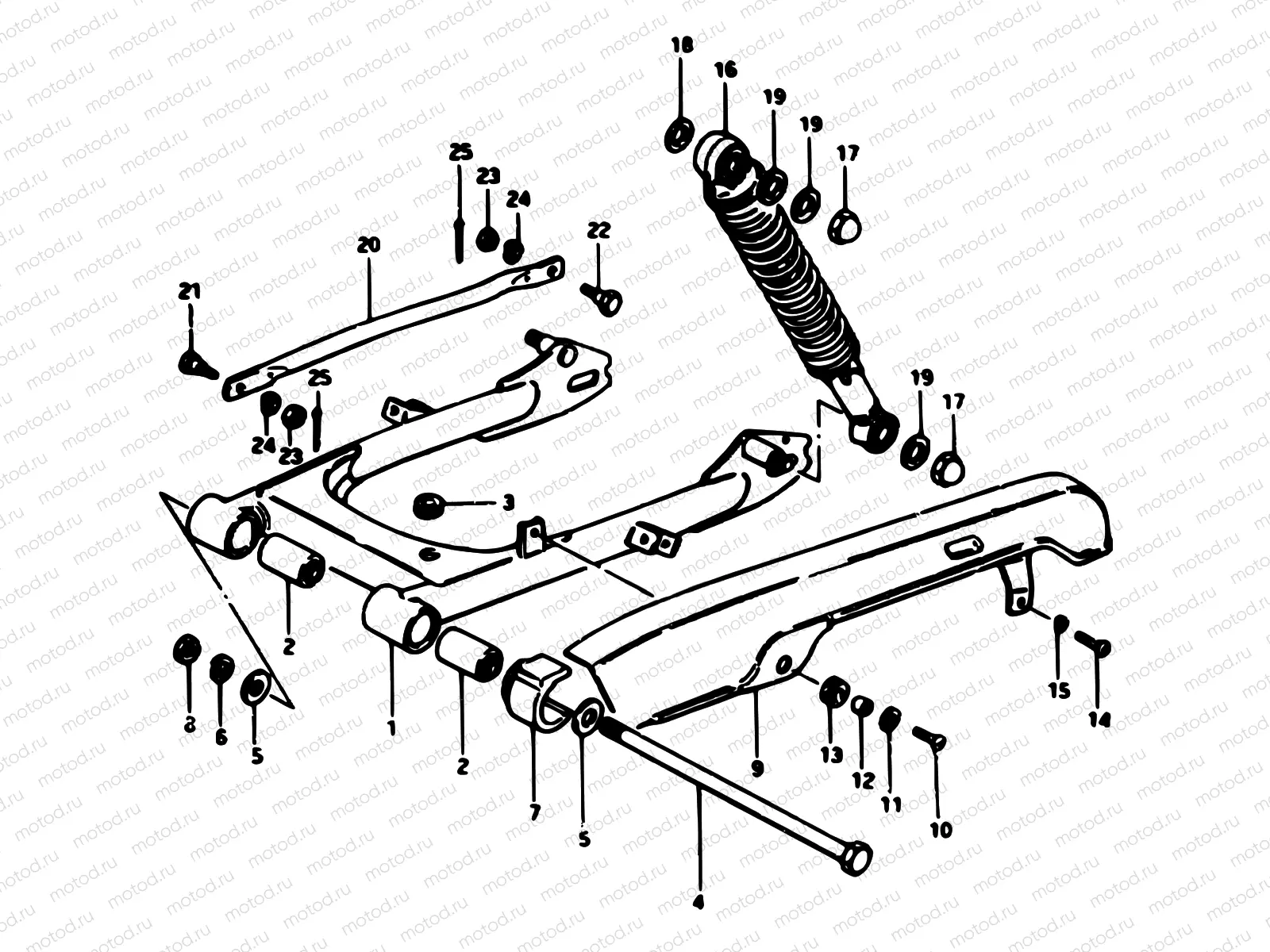 40 - REAR SWINGING ARM