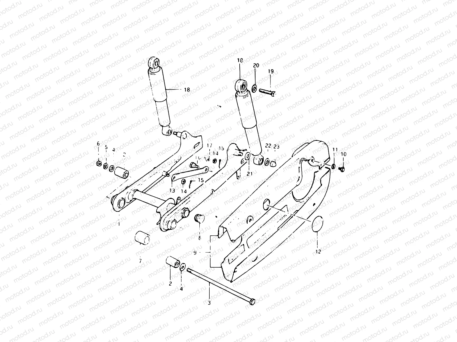 40 - REAR SWINGING ARM
