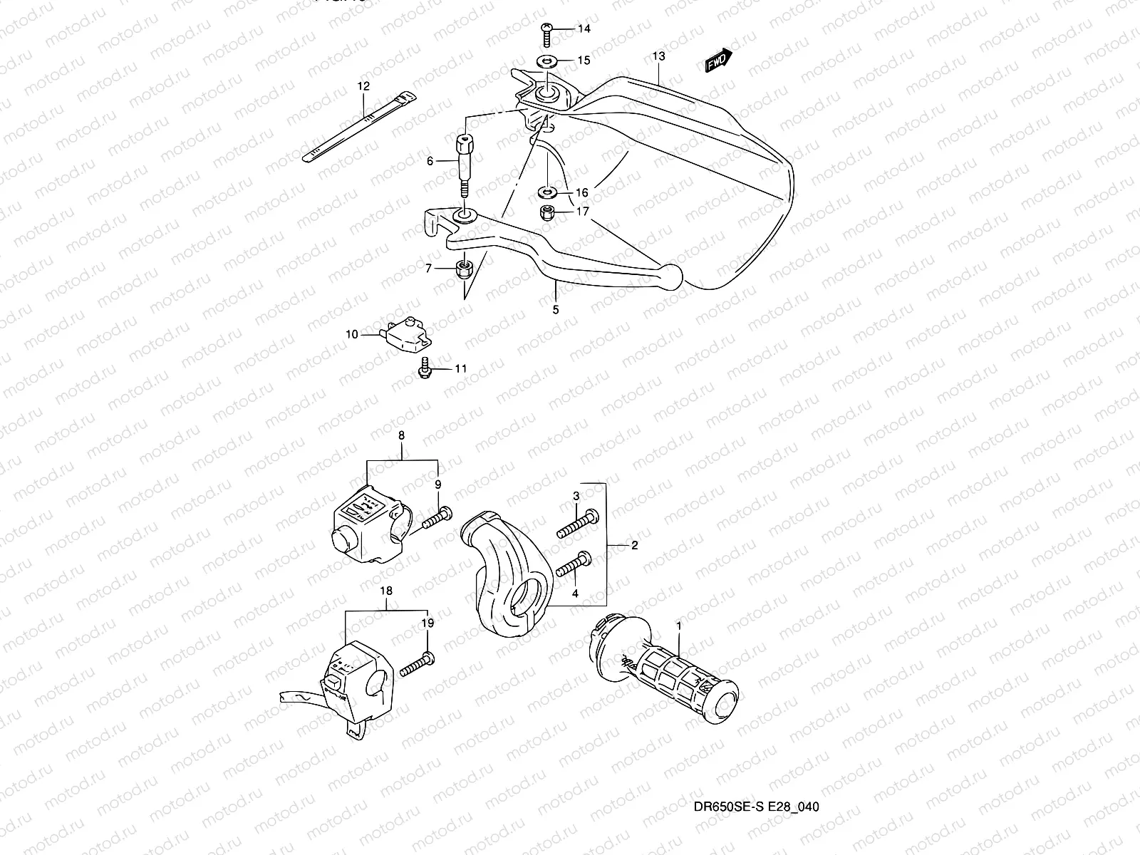 40 - RIGHT HANDLE SWITCH