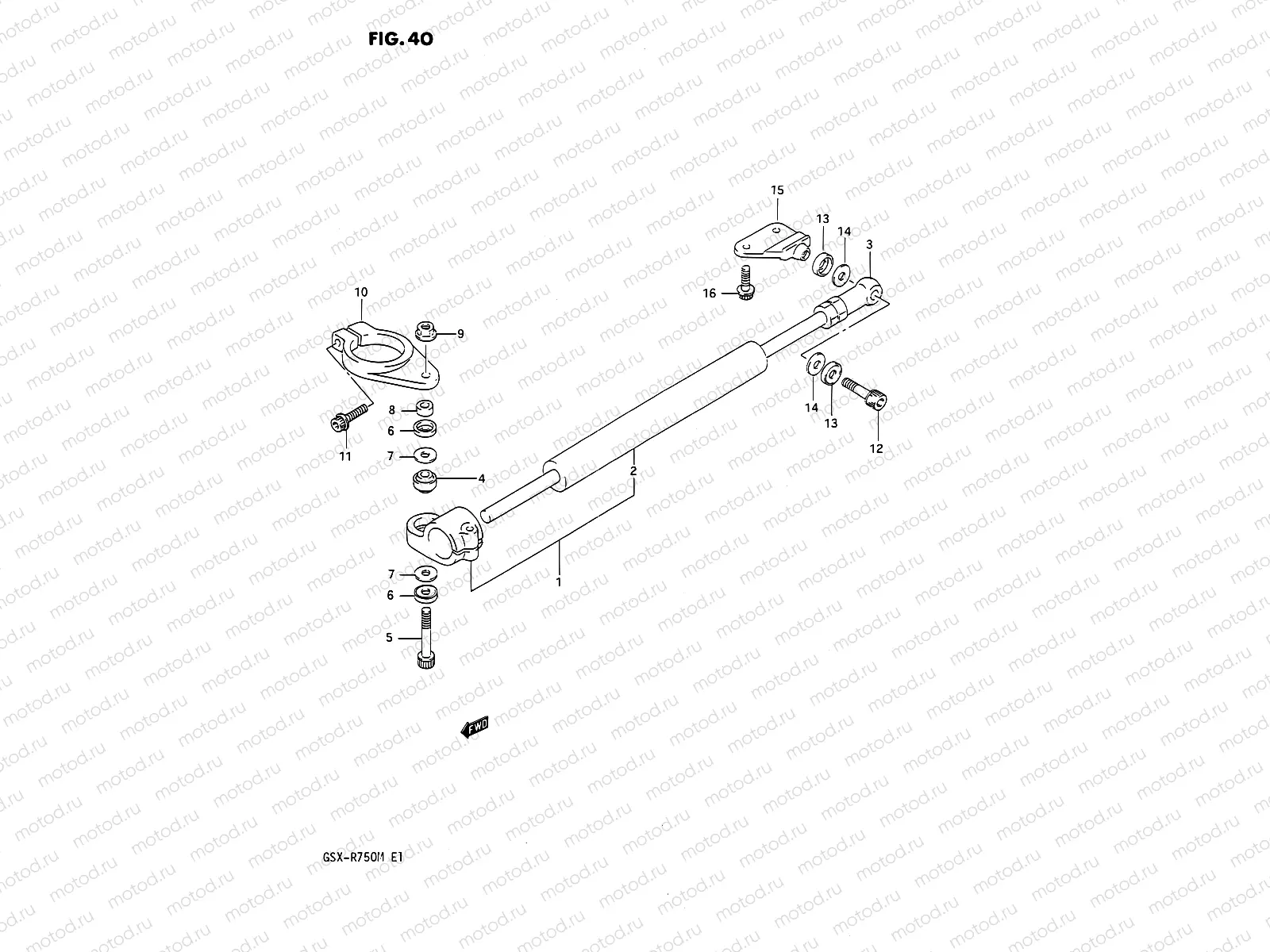 40 - STEERING DAMPER