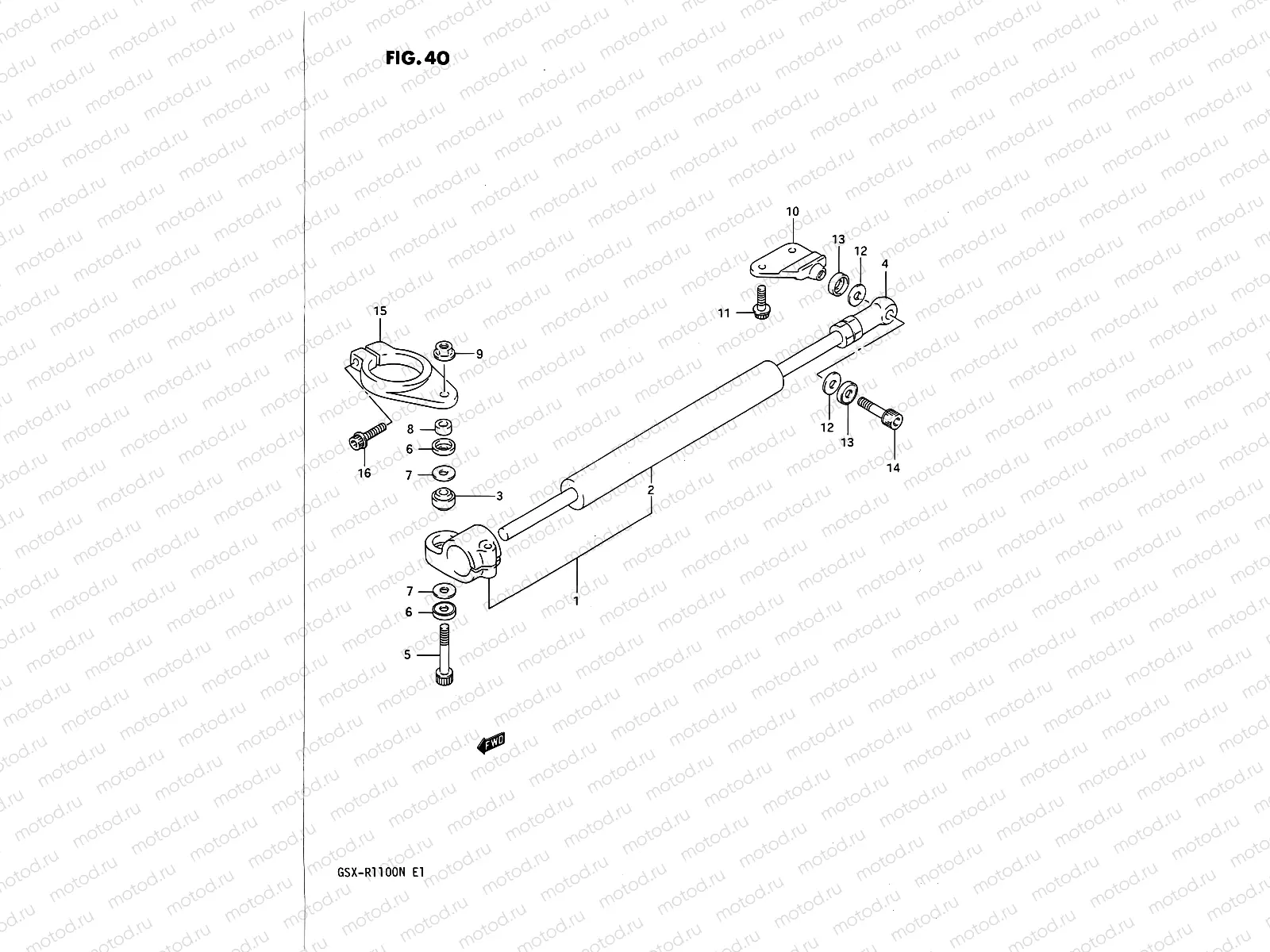 40 - STEERING DAMPER
