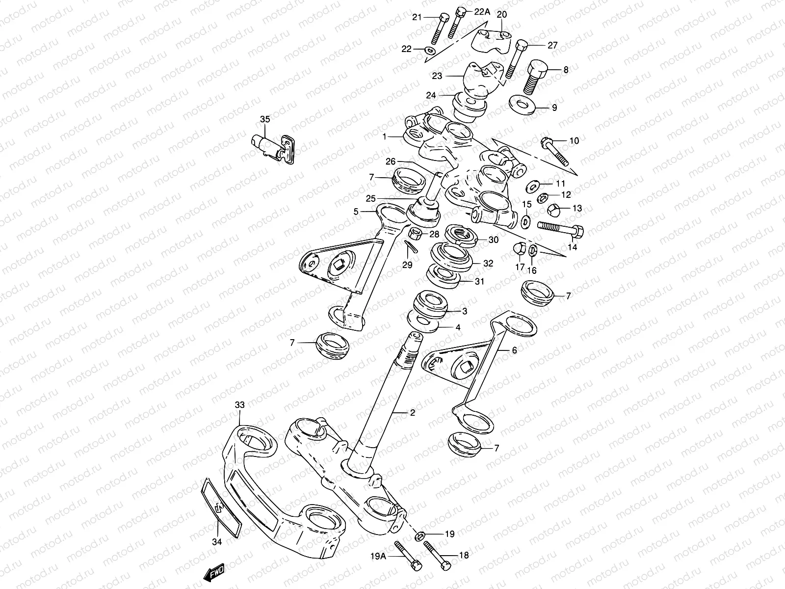 40 - STEERING STEM