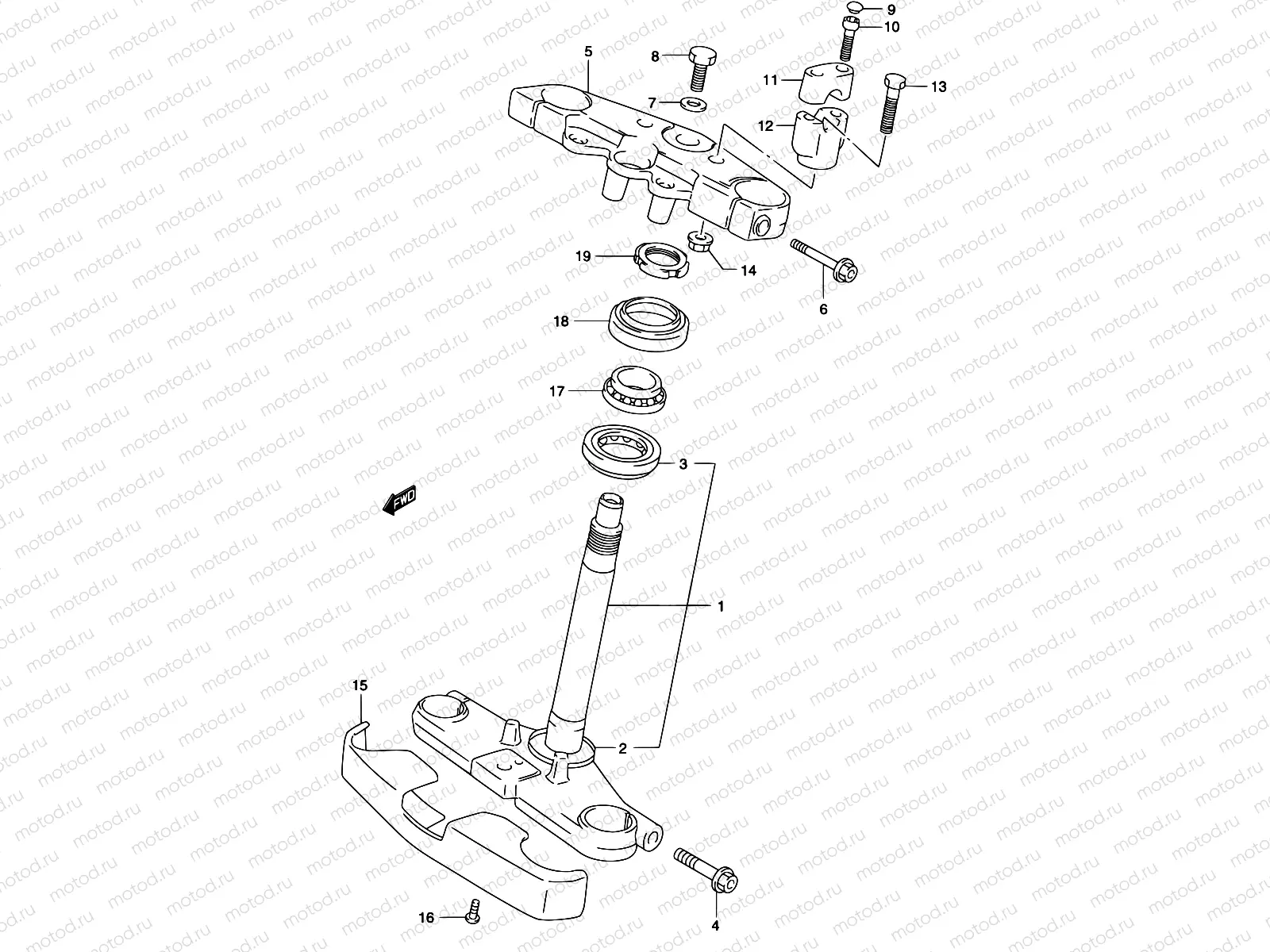 40 - STEERING STEM