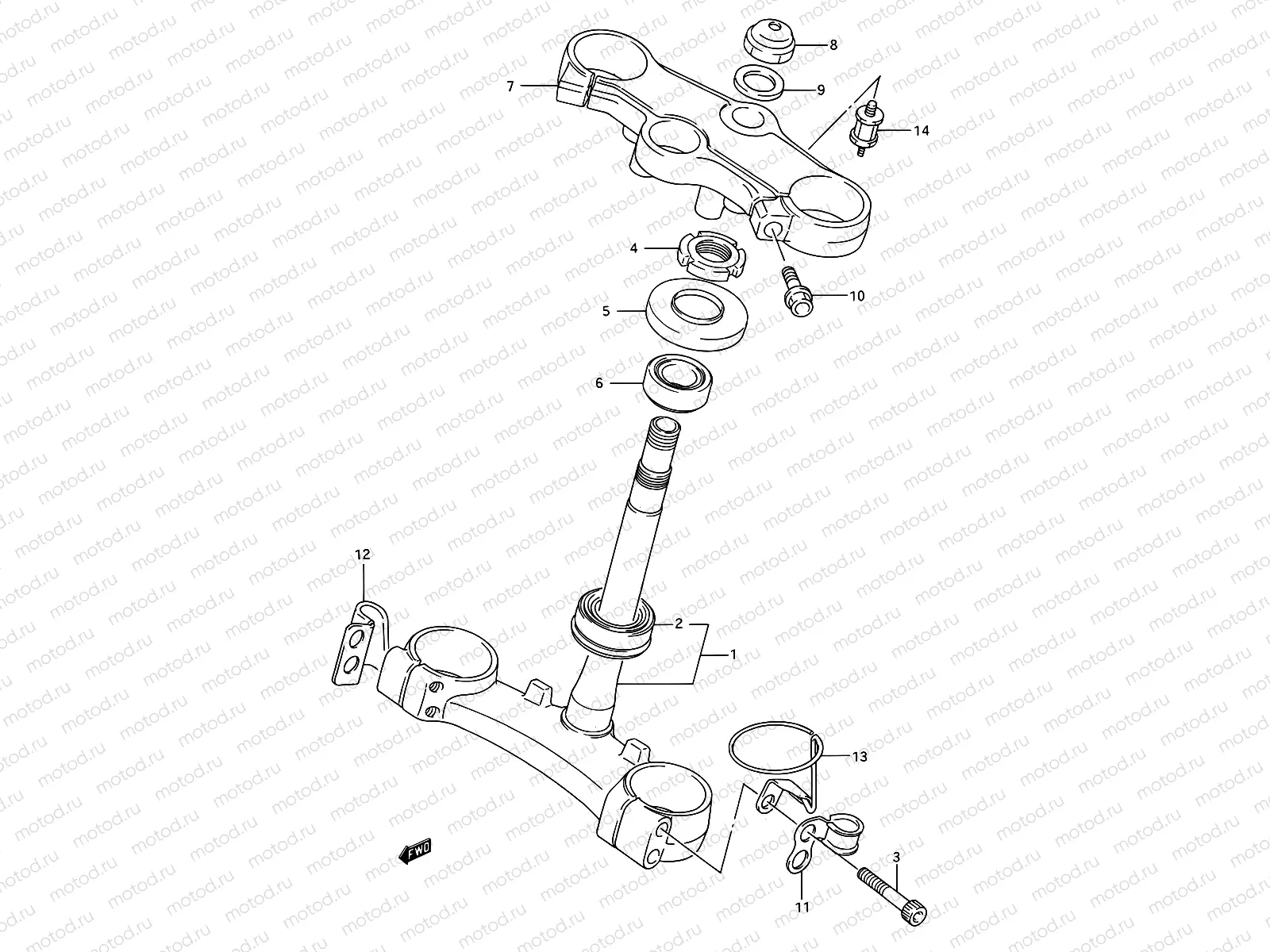 40 - STEERING STEM