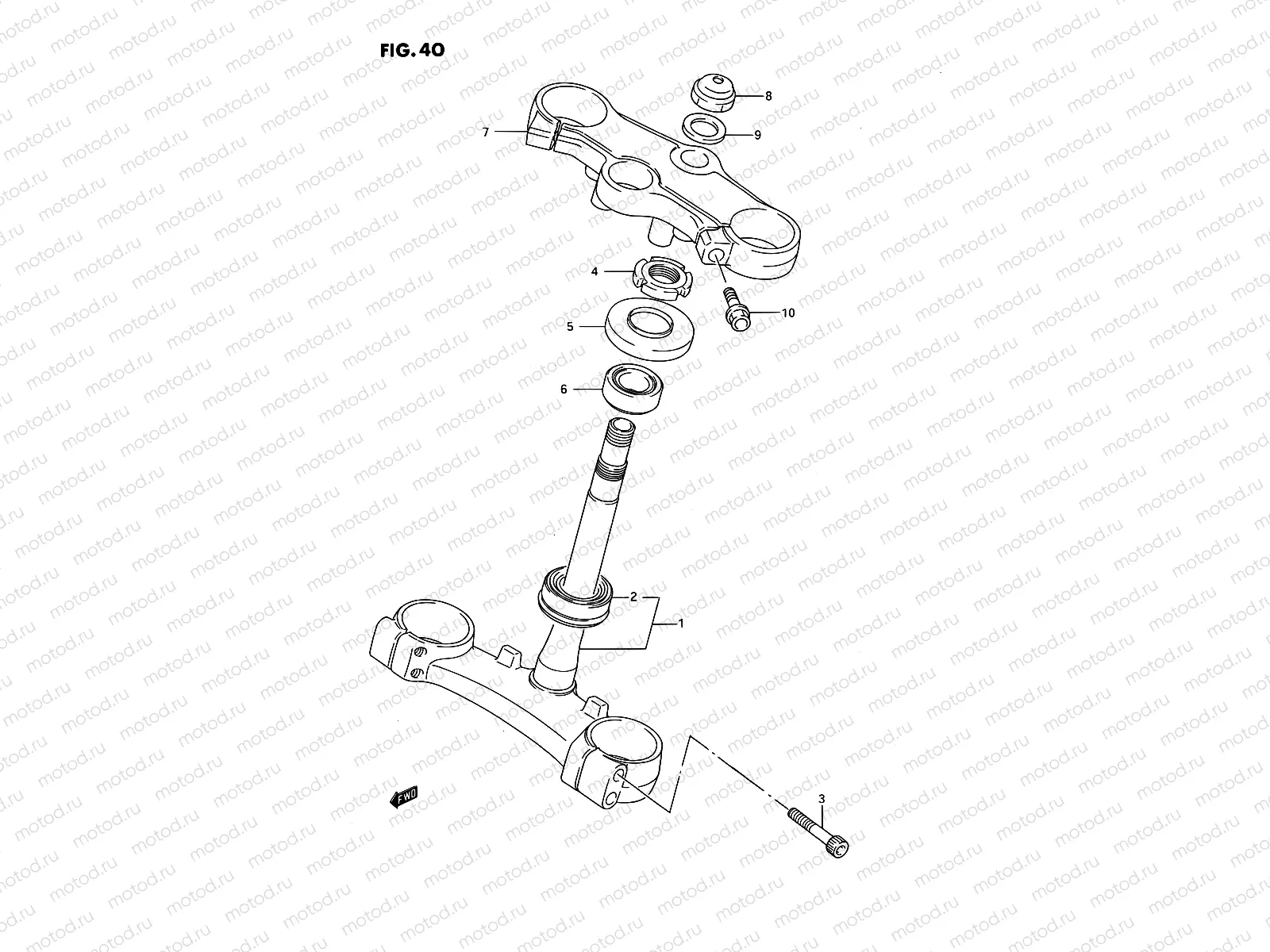 40 - STEERING STEM