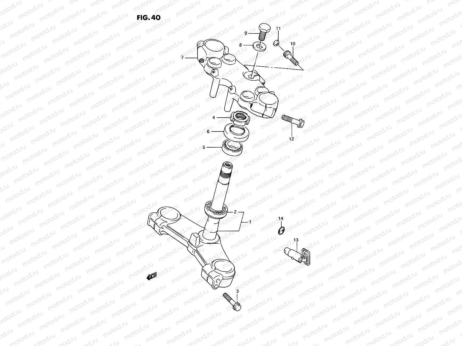 40 - STEERING STEM