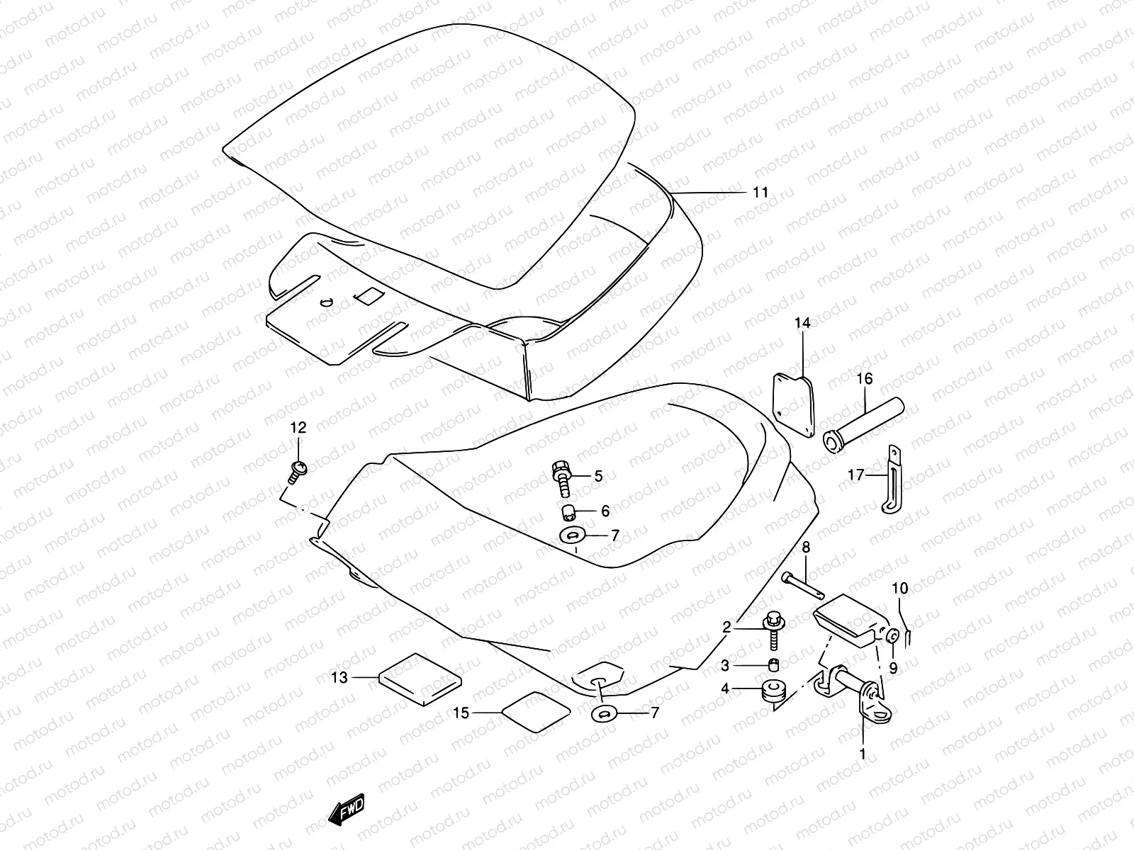 40 - TRUNK INSTALLATION PARTS