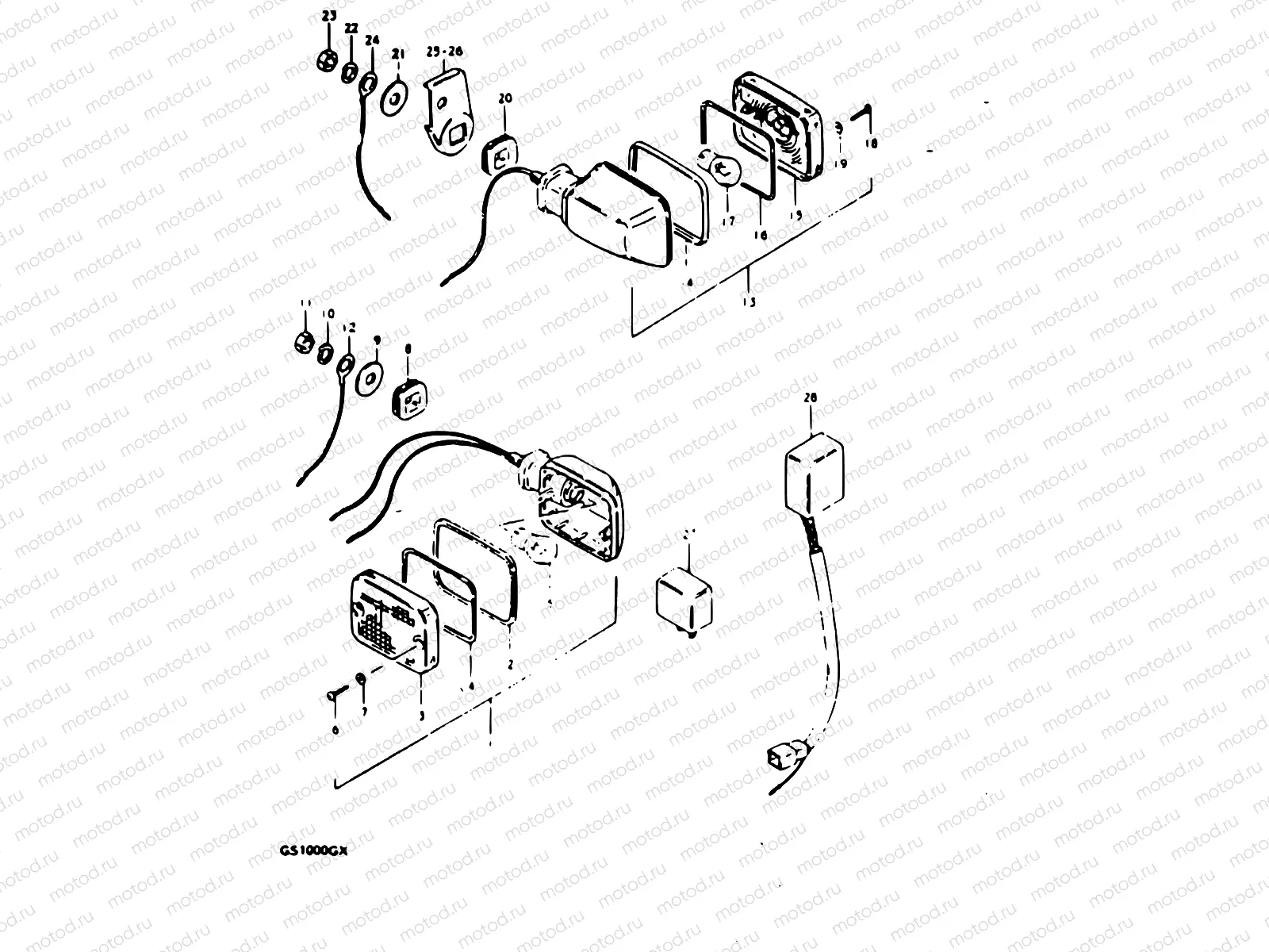 40 - TURN SIGNAL LAMP (MODEL X : E39)