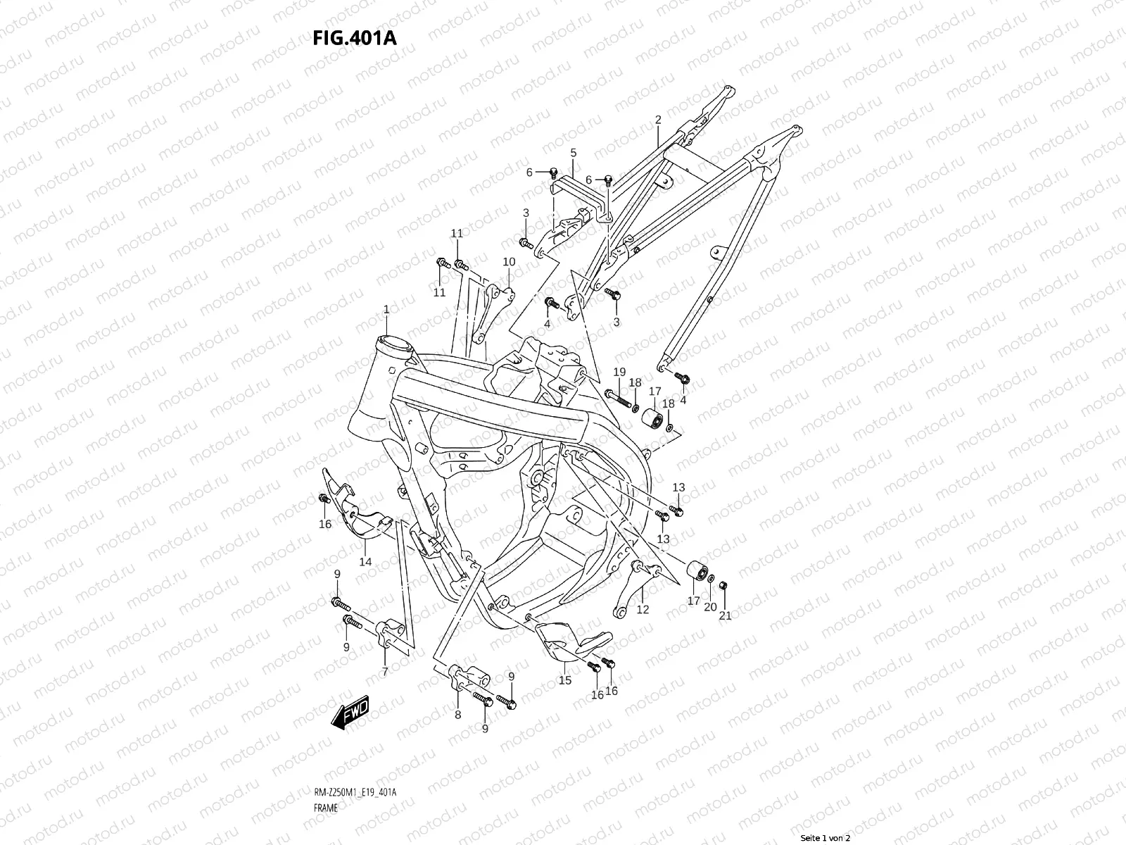 401A - FRAME - COVER