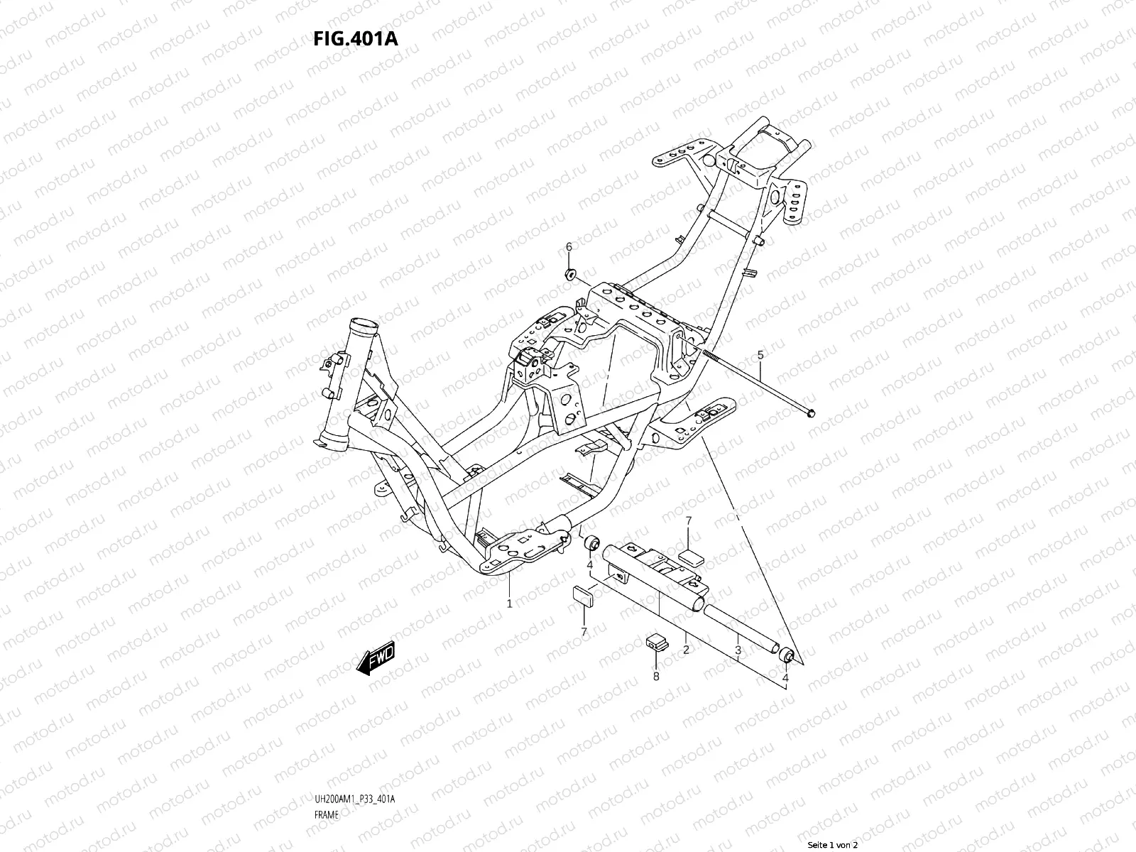 401A - FRAME - COVER