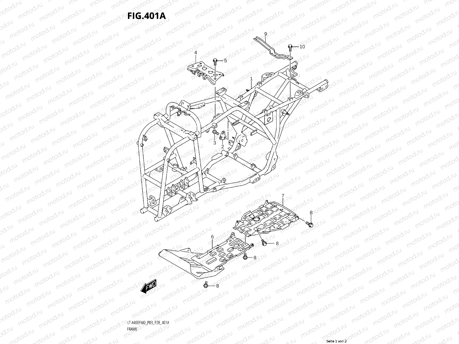 401A - FRAME - COVER