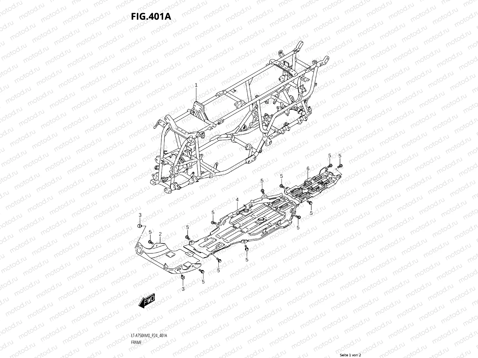 401A - FRAME - COVER