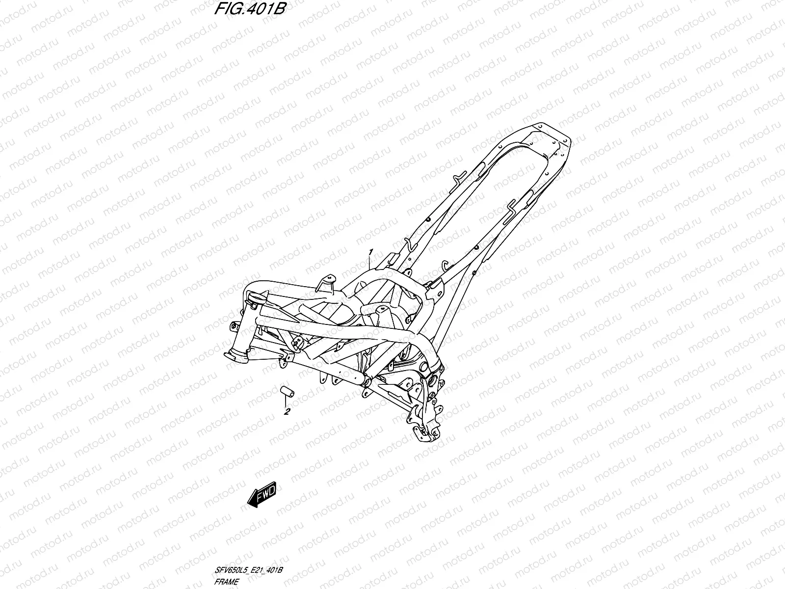 401B - FRAME (SFV650AL5 E21)