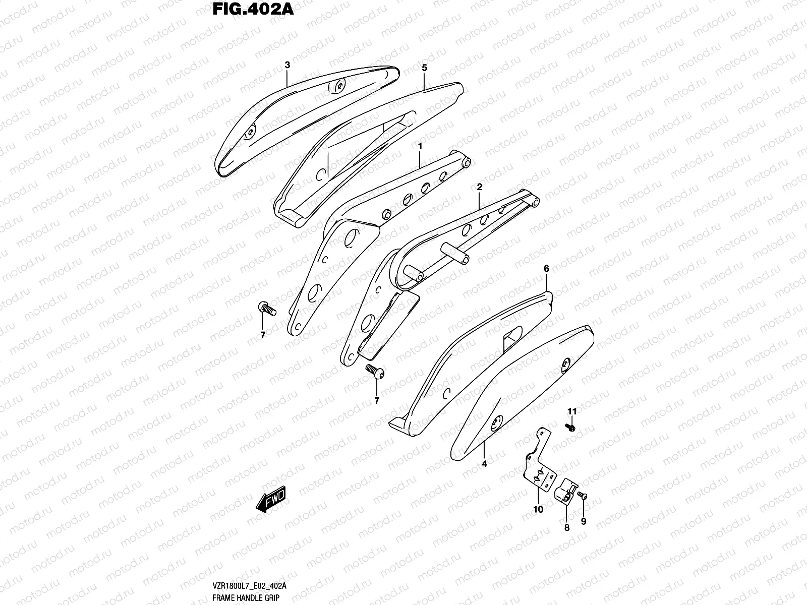402A - FRAME HANDLE GRIP (VZR1800L7 E19)